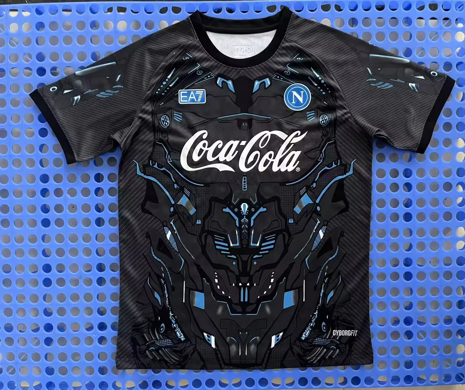 2025 Napoli Home Cosmic Black Soccer Jersey 1:1 Thai Quality