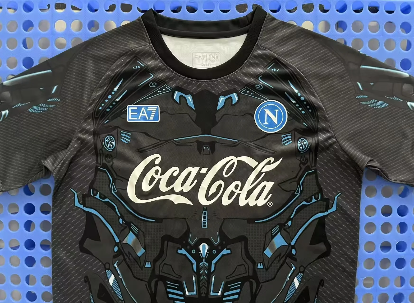2025 Napoli Home Cosmic Black Soccer Jersey 1:1 Thai Quality