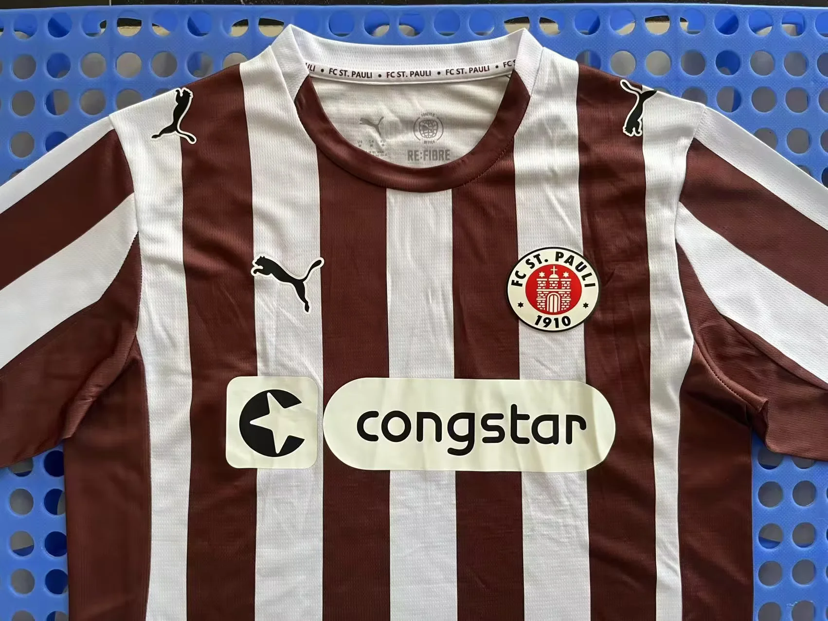 2025 FC st. Pauli Home   Soccer Jersey 1:1 Thai Quality