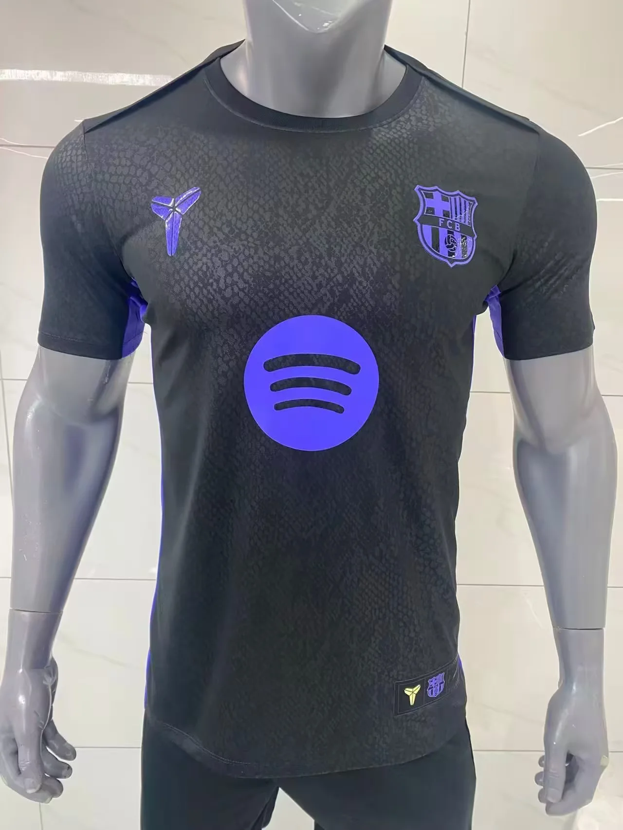 2025/2026 Barcelona Cobranded Version Black Soccer Jersey 1:1 Thai Quality