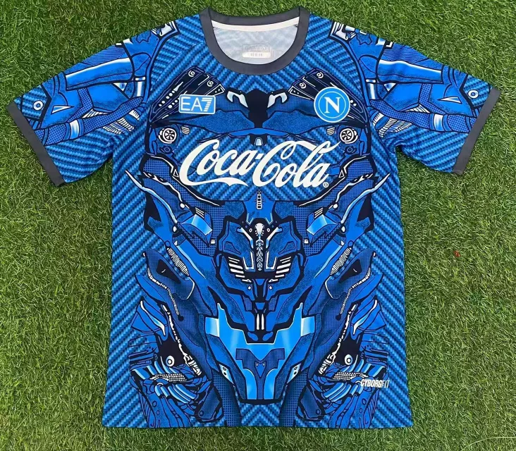 2025/2026 Napoli Training Wear Blue Soccer Jersey 1:1 Thai Quality