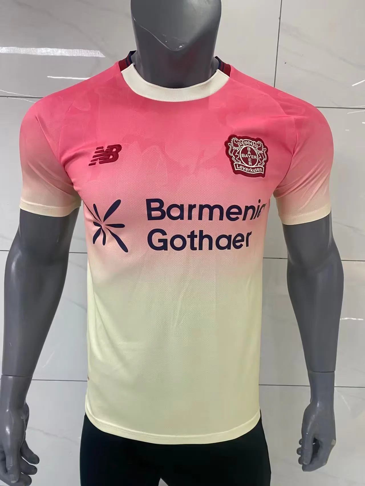 2025-26 Lever Kusen Away Pink Soccer Jersey 1:1 Thai Quality