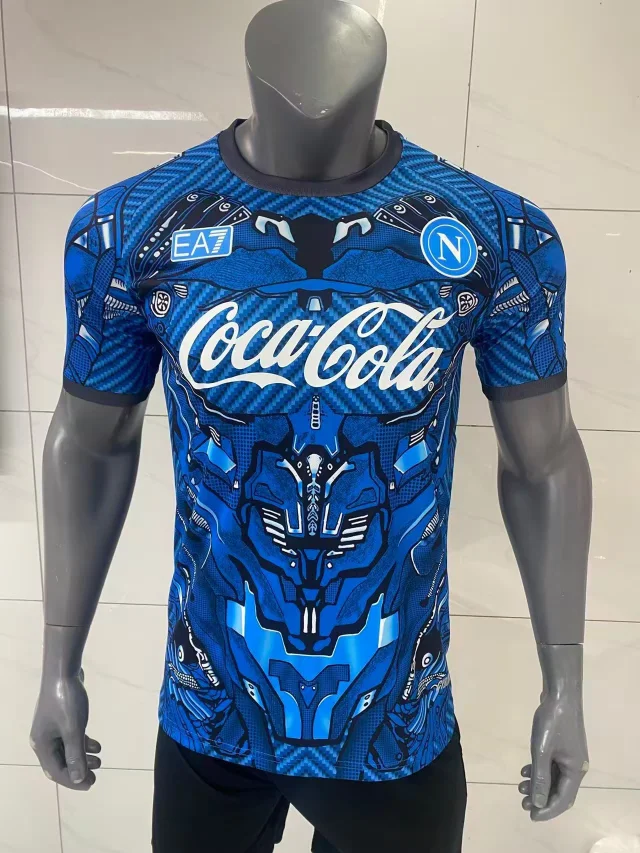 2025/2026 Napoli Training Wear Blue Soccer Jersey 1:1 Thai Quality