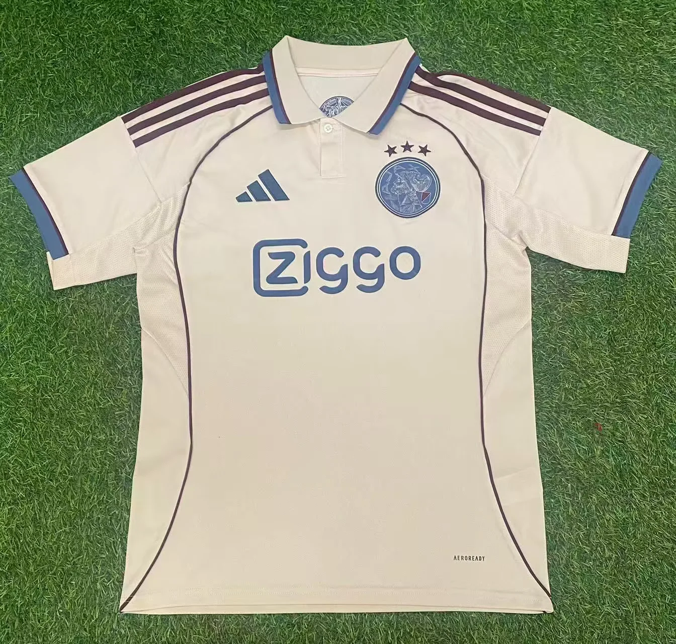 2025/2026 AFC Ajax third White Football Shirt 1:1 Thai Quality
