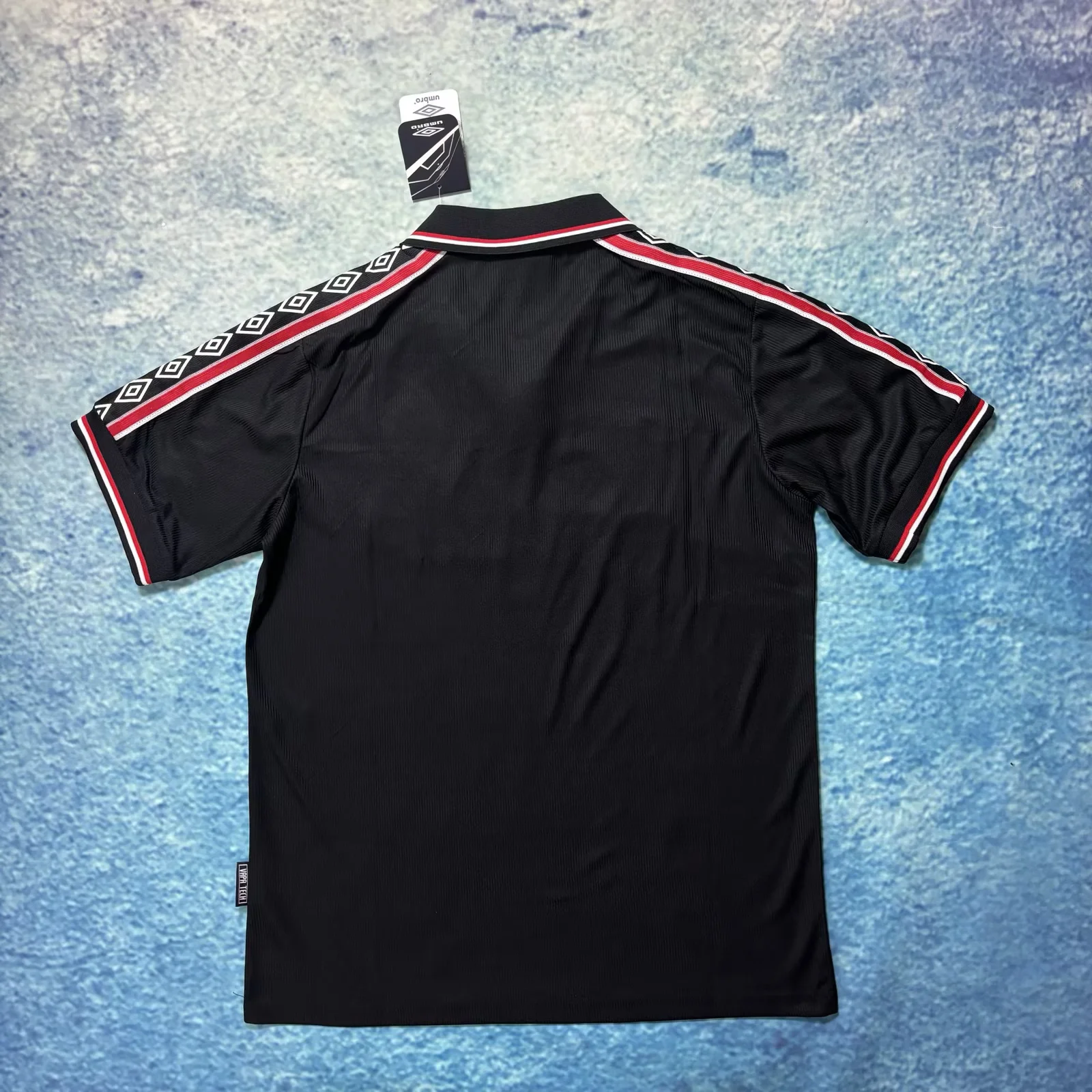 1998 Retro Manchester United Away Black Football Shirt 1:1 Thai Quality
