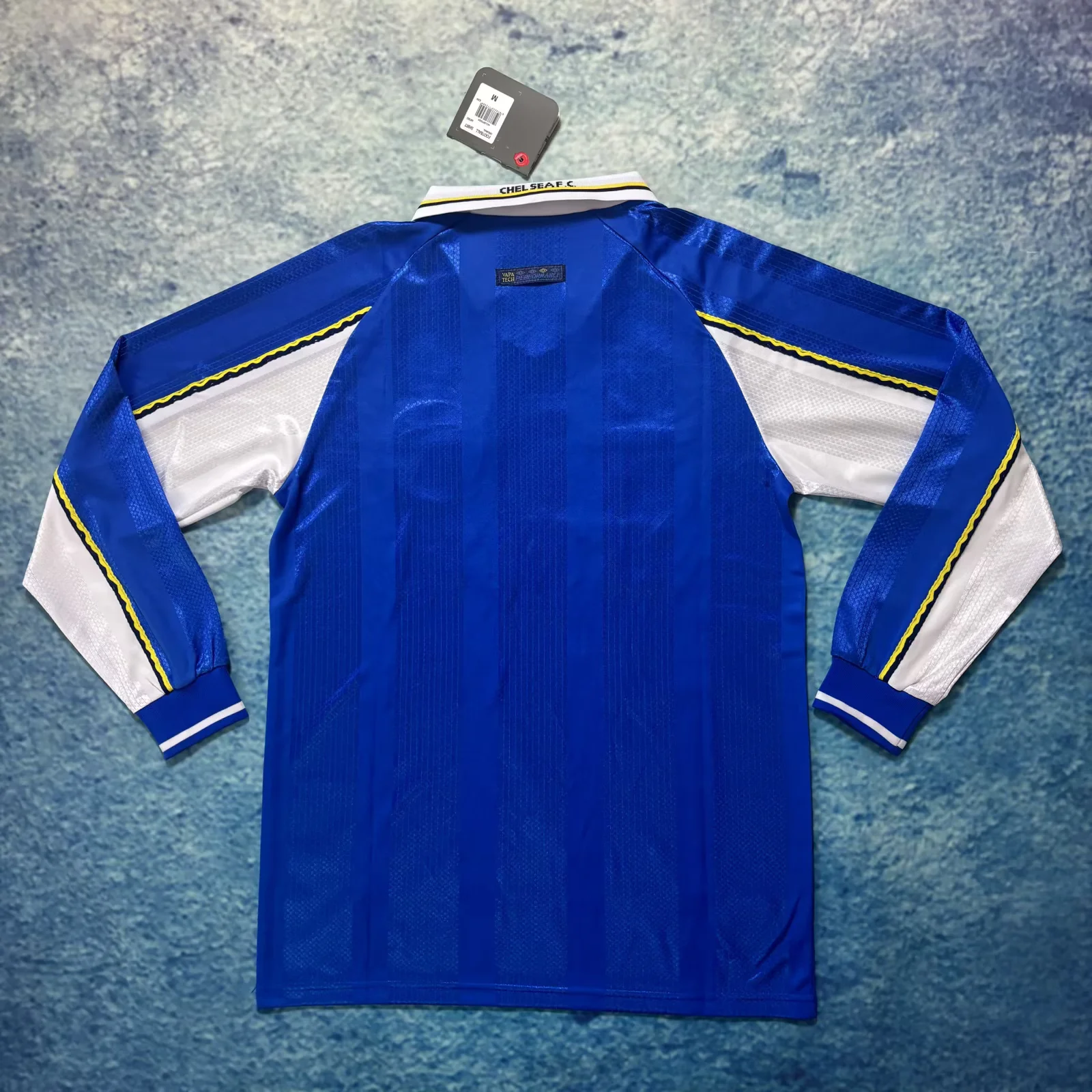 1997-99 Retro Long Sleeve Chelsea Home Football Shirt 1:1 Thai Quality
