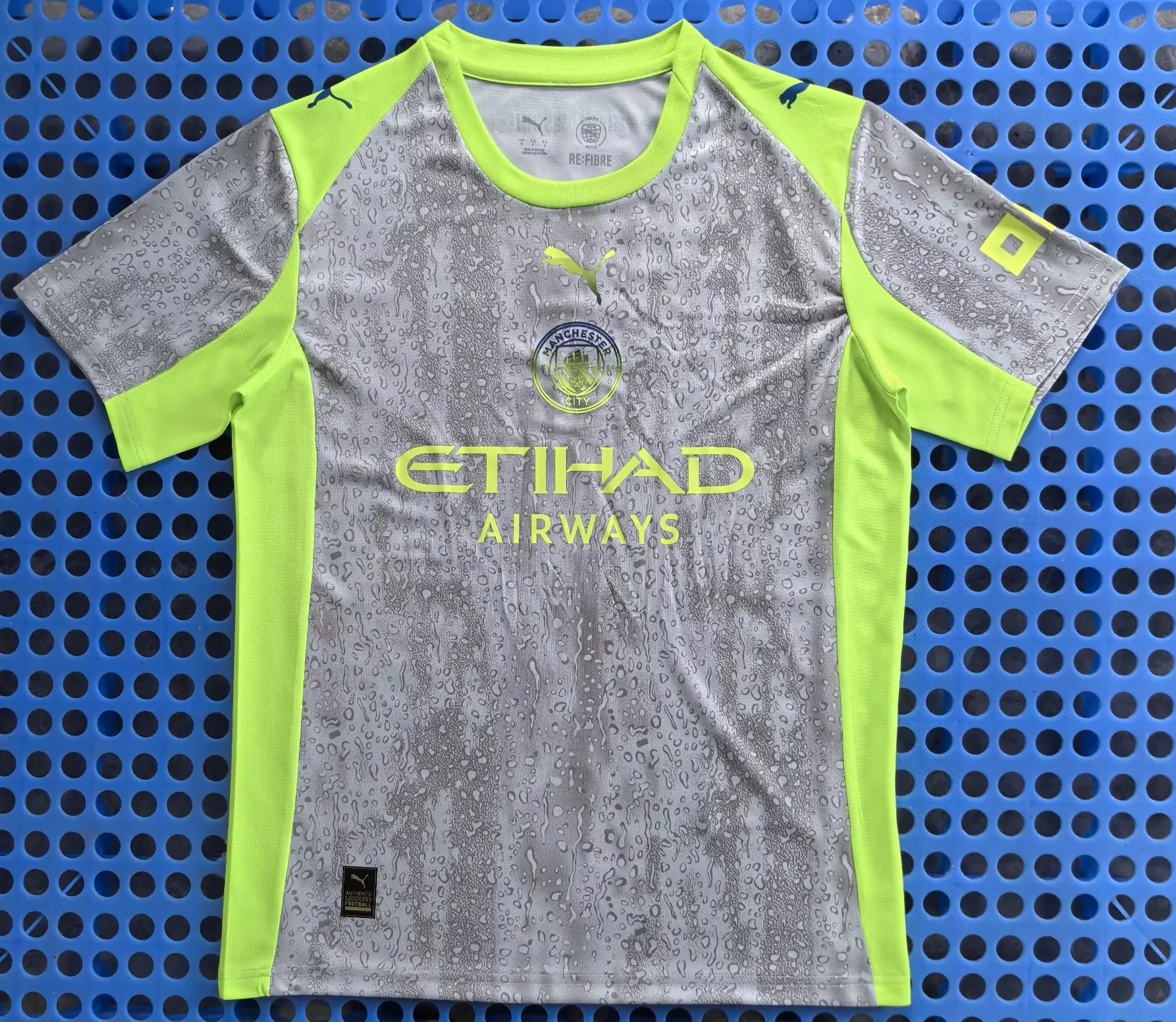 2025 Manchester City third  Grey Football Shirt 1:1 Thai Quality