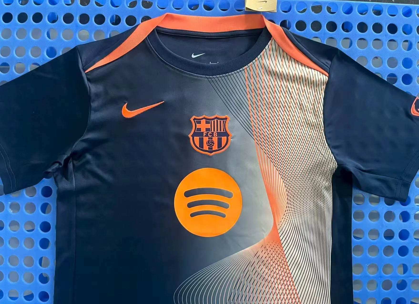 2025 Barcelona Training levver Black Football Shirt 1:1 Thai Quality