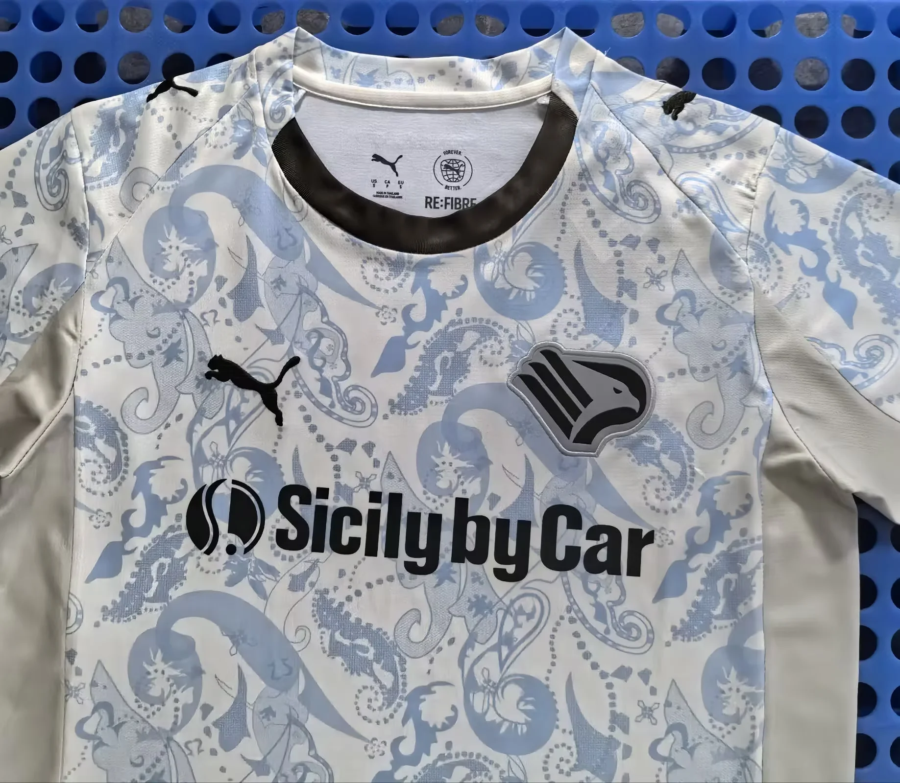 2026 Palermo third Blue White Soccer Jersey 1:1 Thai Quality