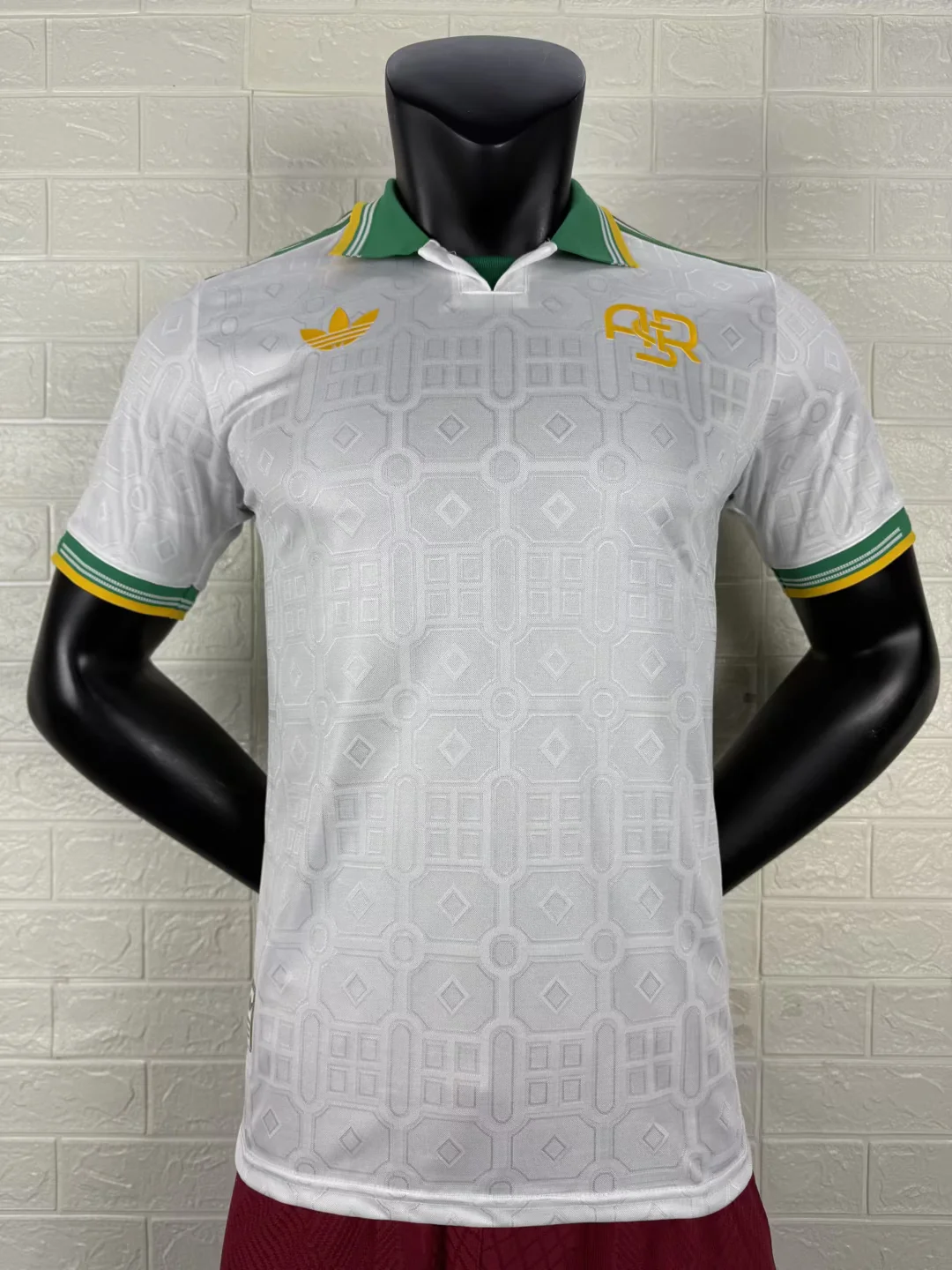 2025/2026 Player Version Roma Third Away White Soccer Jersey 1:1 Thai Quality