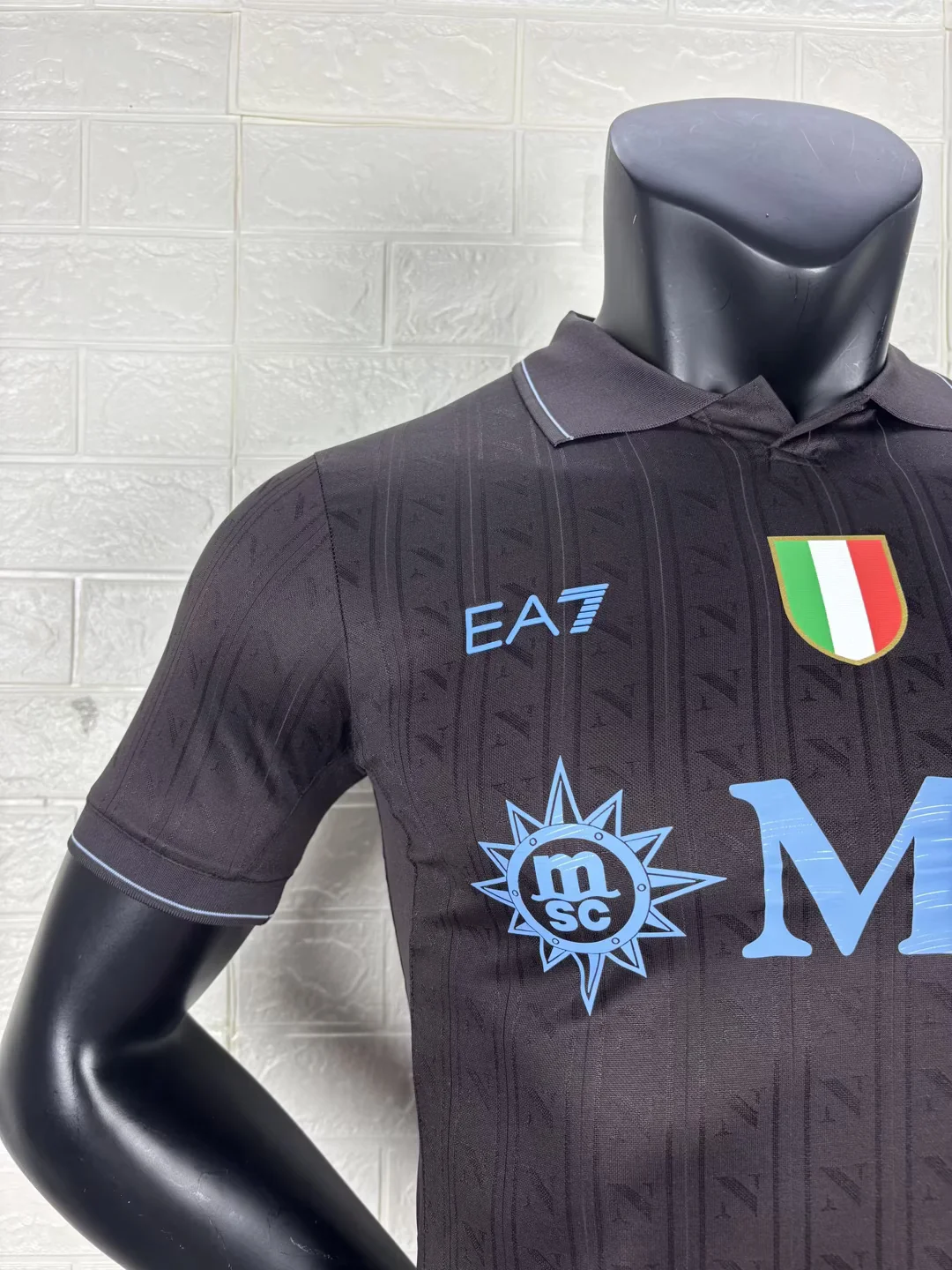 2025/26 Napoli third player version Black Soccer Jersey