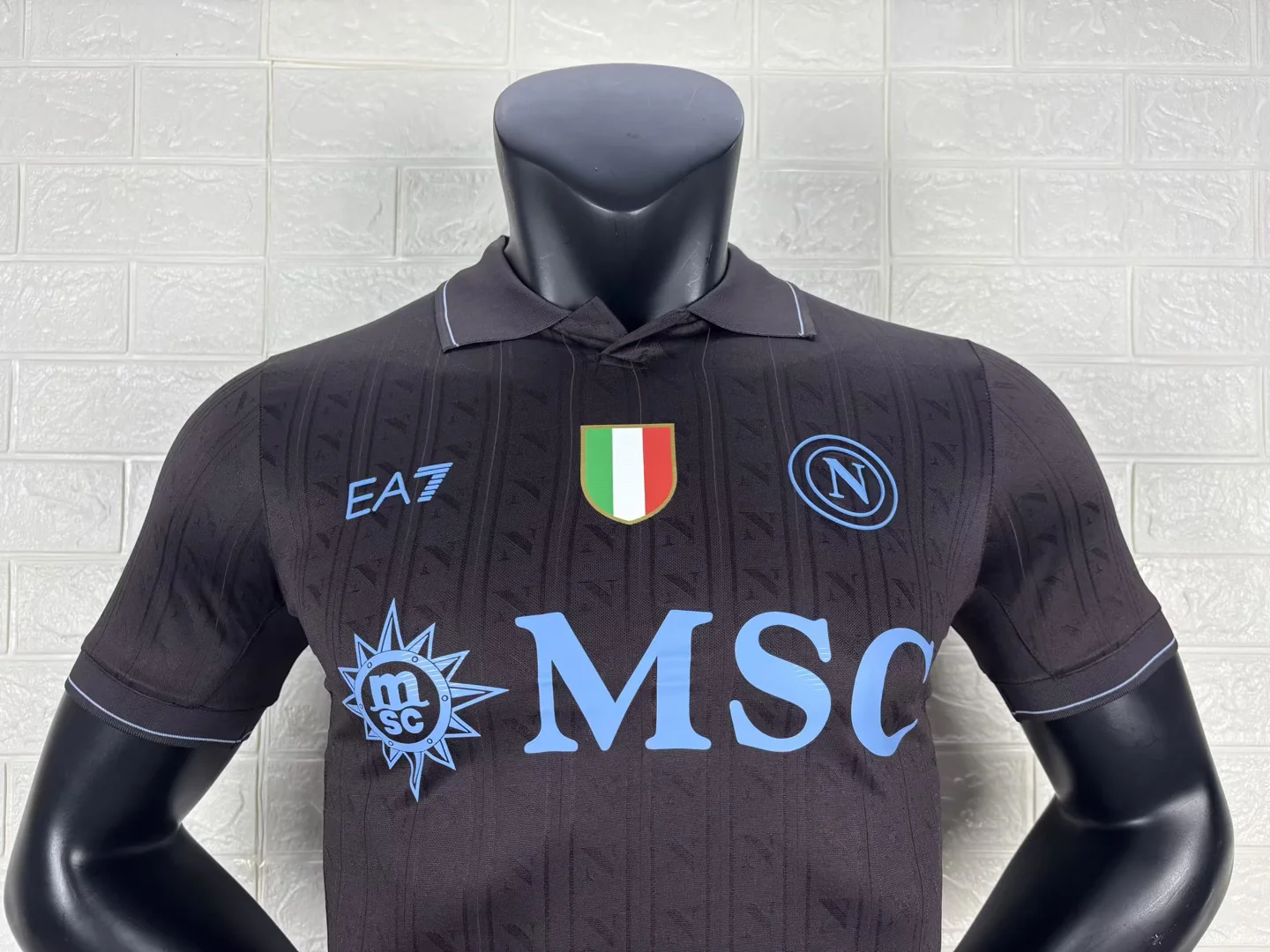 2025/26 Napoli third player version Black Soccer Jersey
