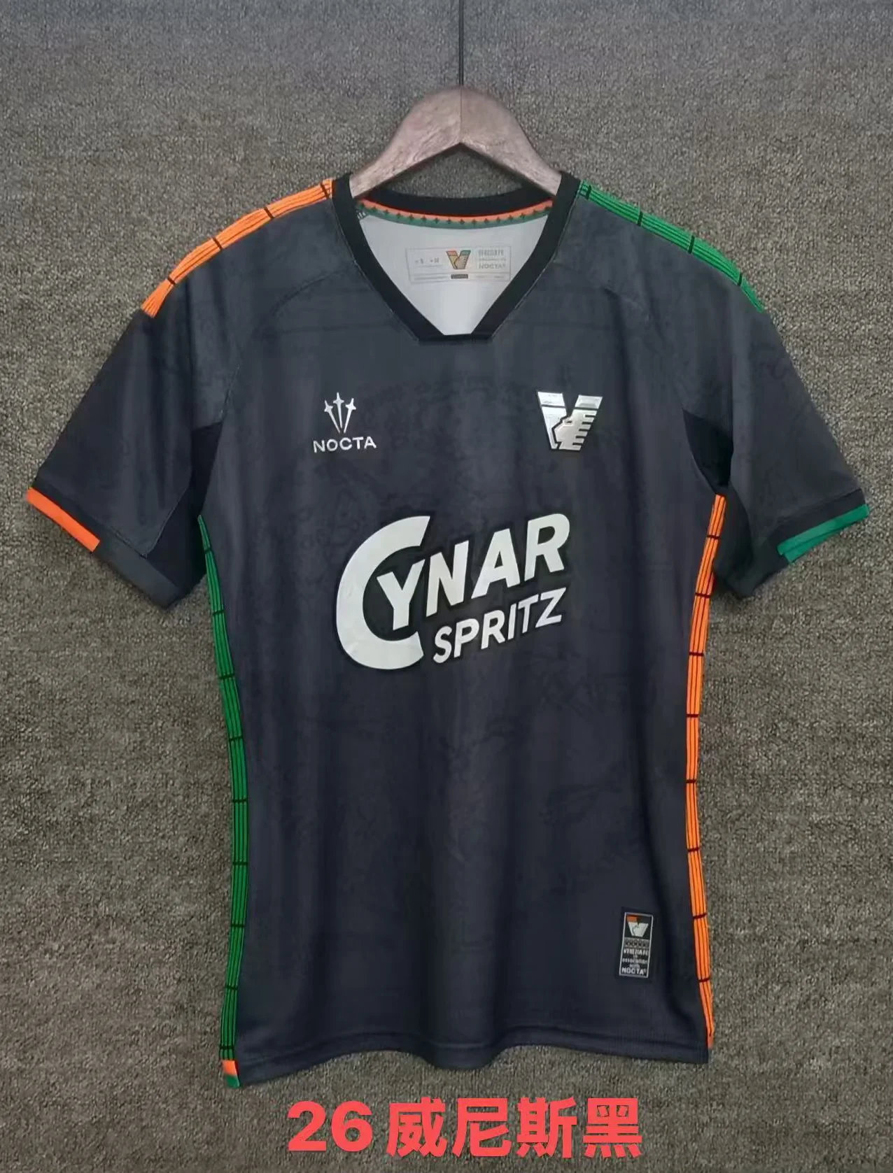 2025/2026 Venezia FC. Black Soccer Jersey 1:1 Thai Quality
