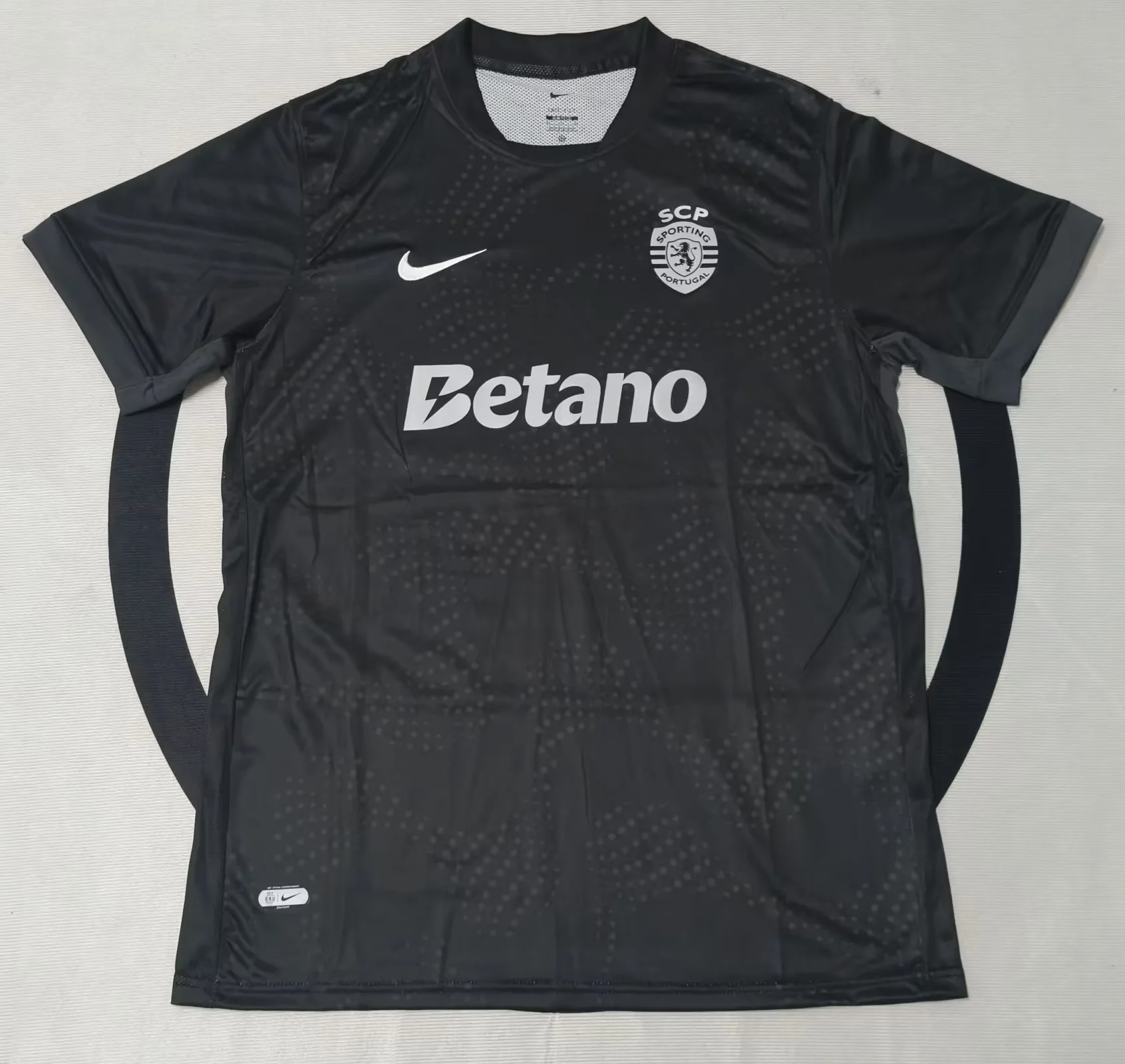 2025-26 Sporting Lisbon  Away Black Football Shirt 1:1 Thai Quality