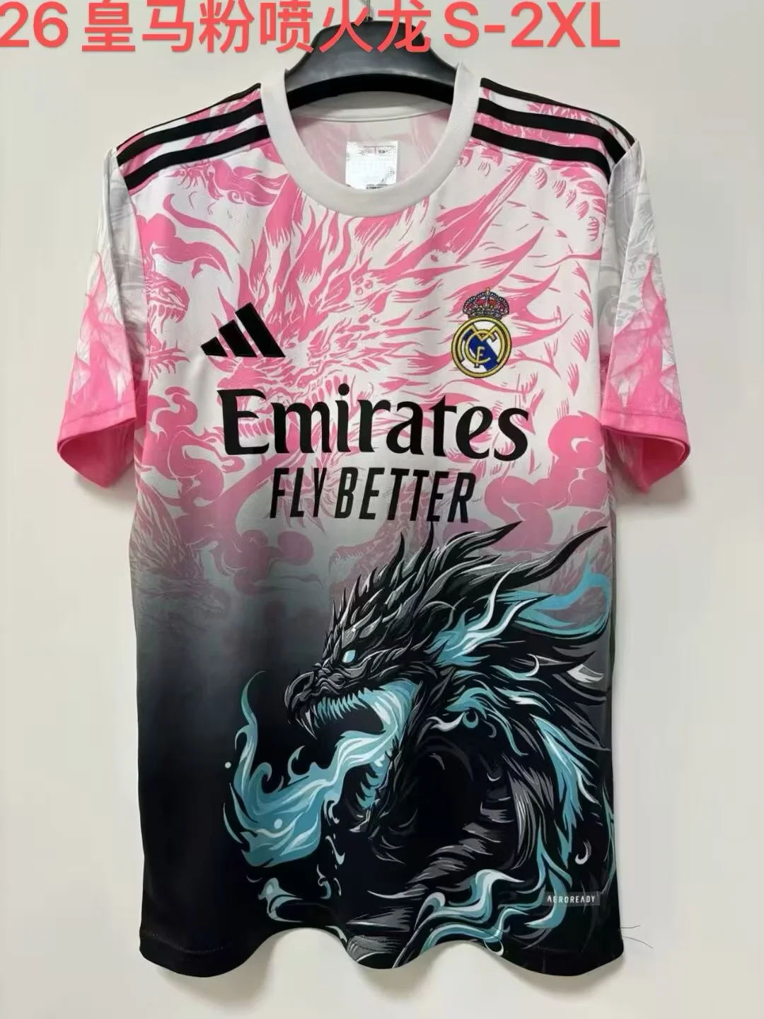 2026 Real Madrid home Special Edition Pink Soccer jersey 1:1