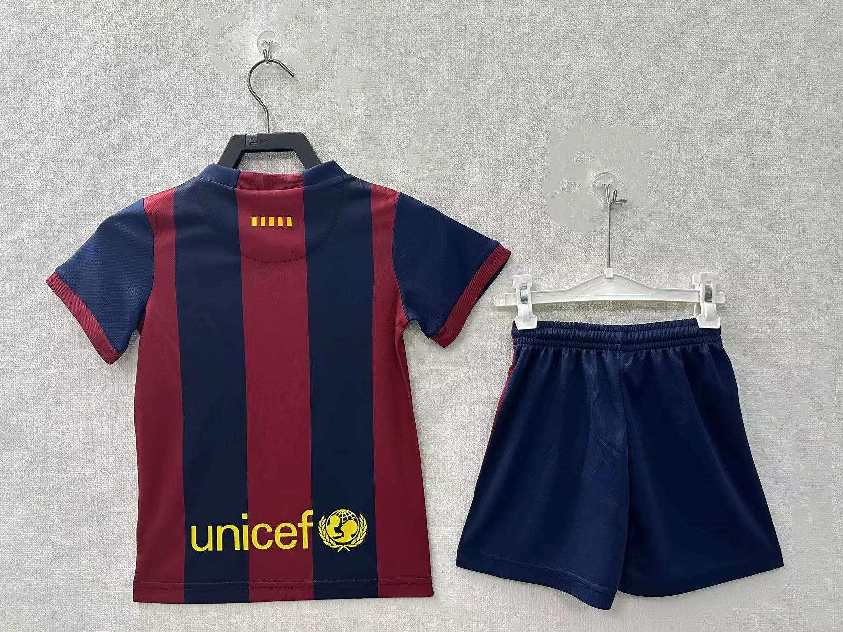 2014/2015 Retro Barcelona Home Red Football Shirt Kids Size