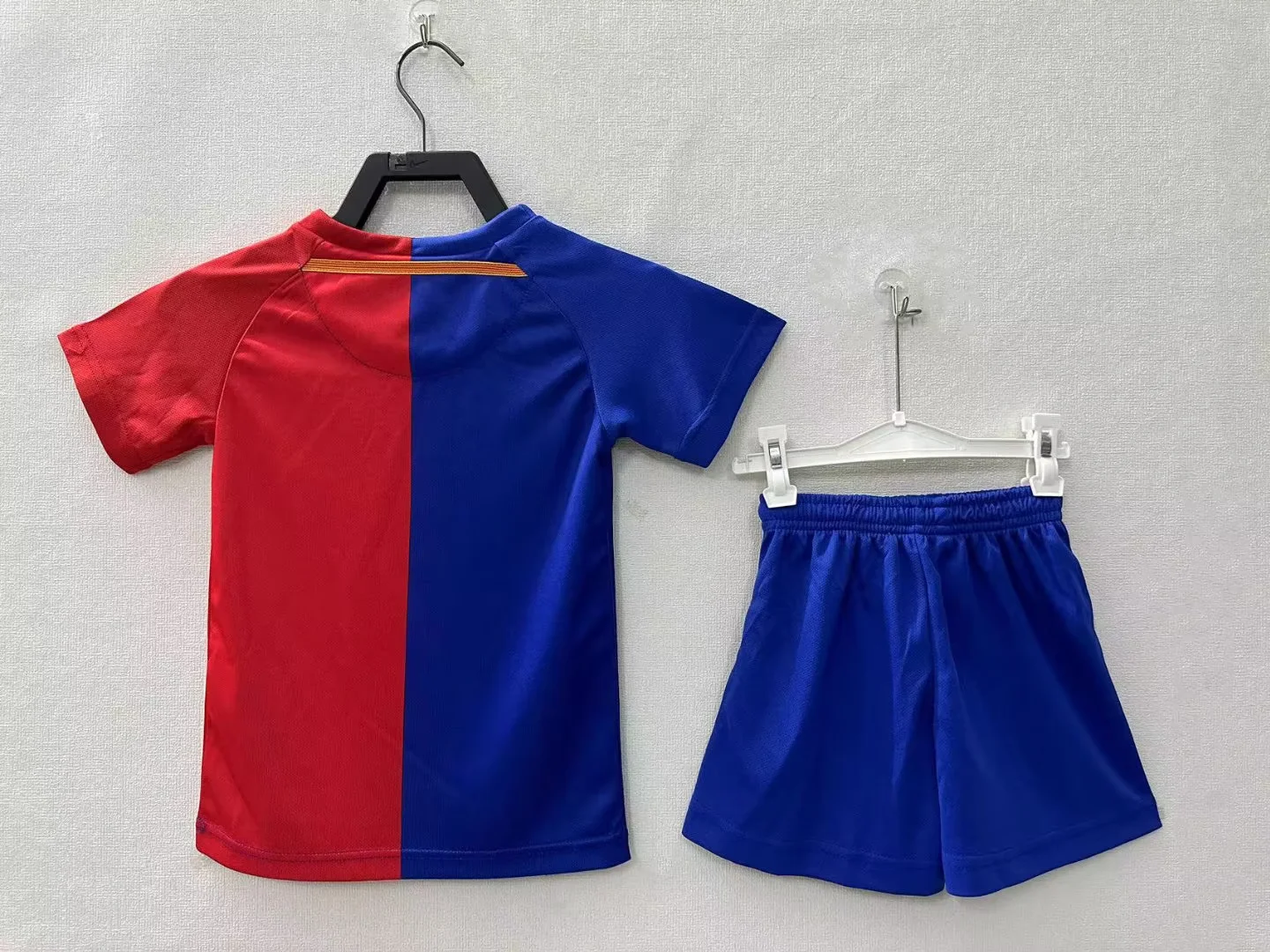 2008/2009 Retro Barcelona Home Red and Blue Football Shirt Kids Size