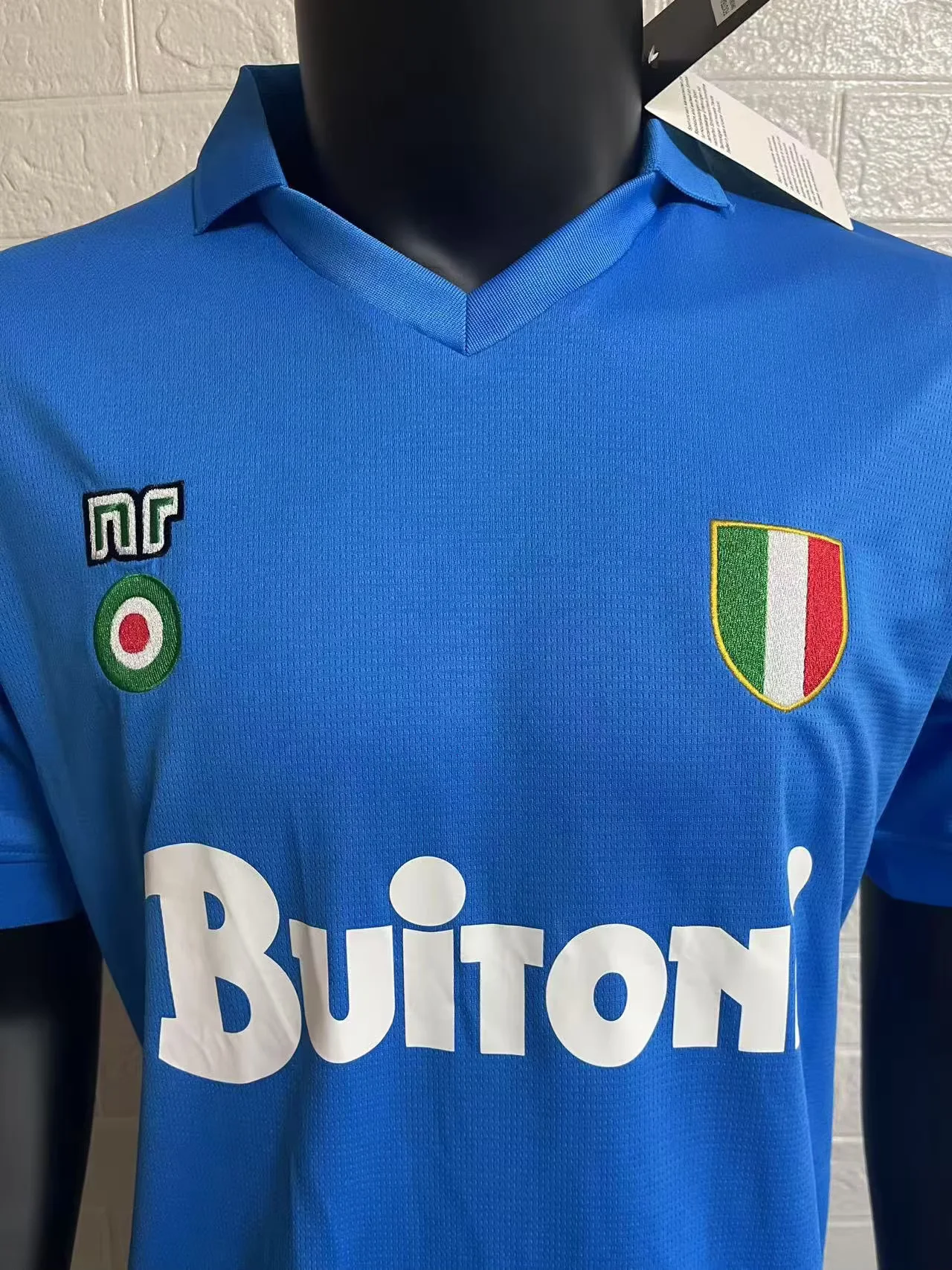 1987-88 Retro Napoli Home Blue Soccer Jersey 1:1 Thai Quality