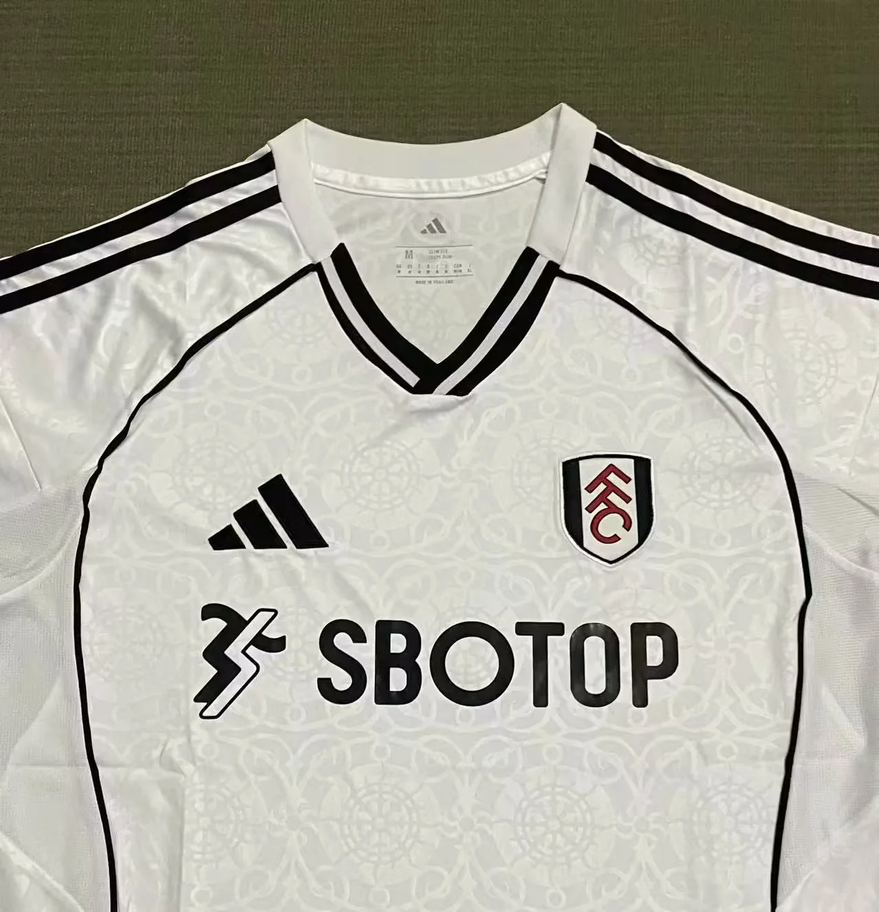 2025/2026 Fulham Home White Football Shirt 1:1 Thai Quality