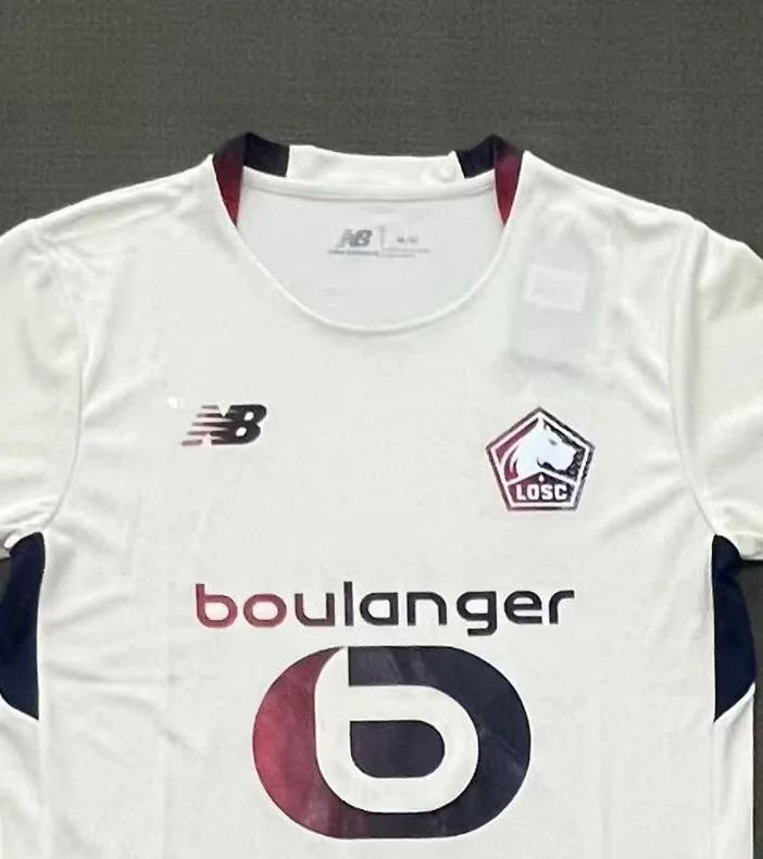 2025-26_Lille three guest White Soccer Jersey