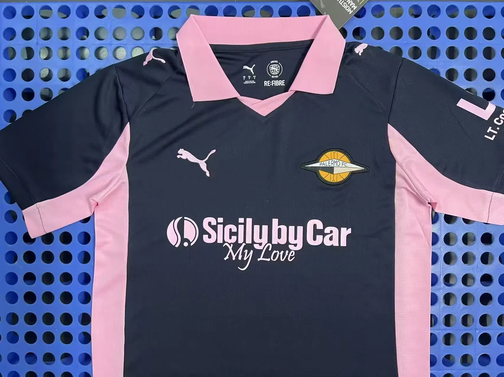 2024-25 Palermo Away Black Soccer Jersey 1:1 Thai Quality
