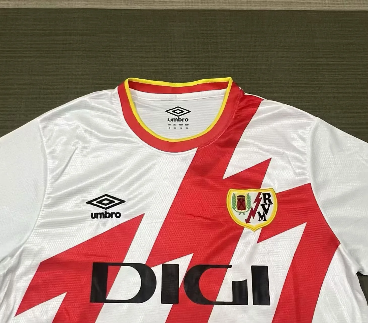 2025 Rayo Vallecano Home White Football Shirt 1:1 Thai Quality