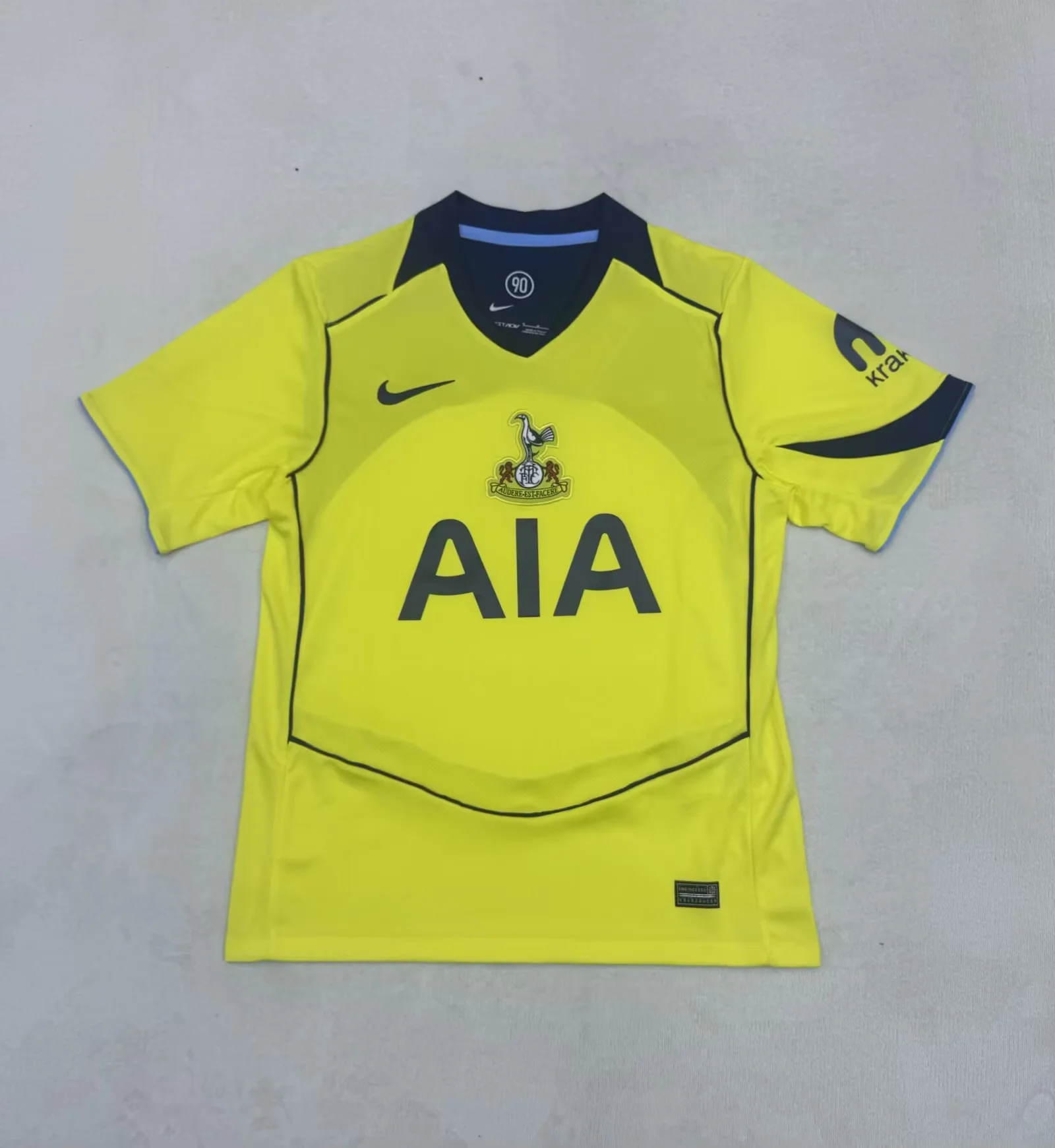 2025-26 Tottenham Hotspur third Away Yellow Soccer jersey
