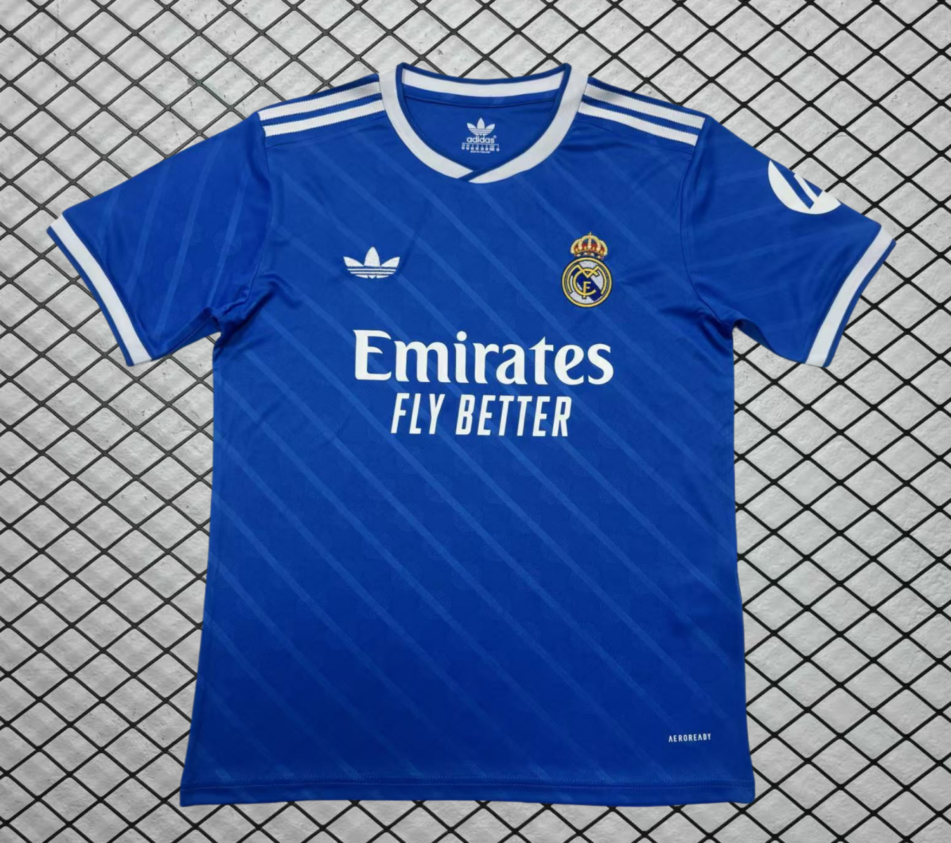 2025-26 Real Madrid third Away Blue fans Soccer jersey 1:1