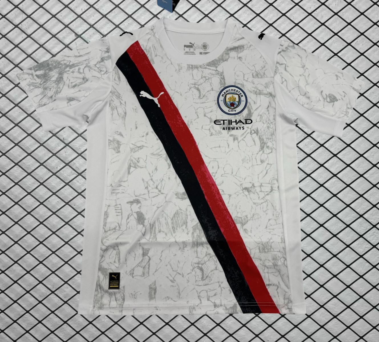 2025-26 Manchester City third Away White Fans Football Shirt 1:1 Thai Quality