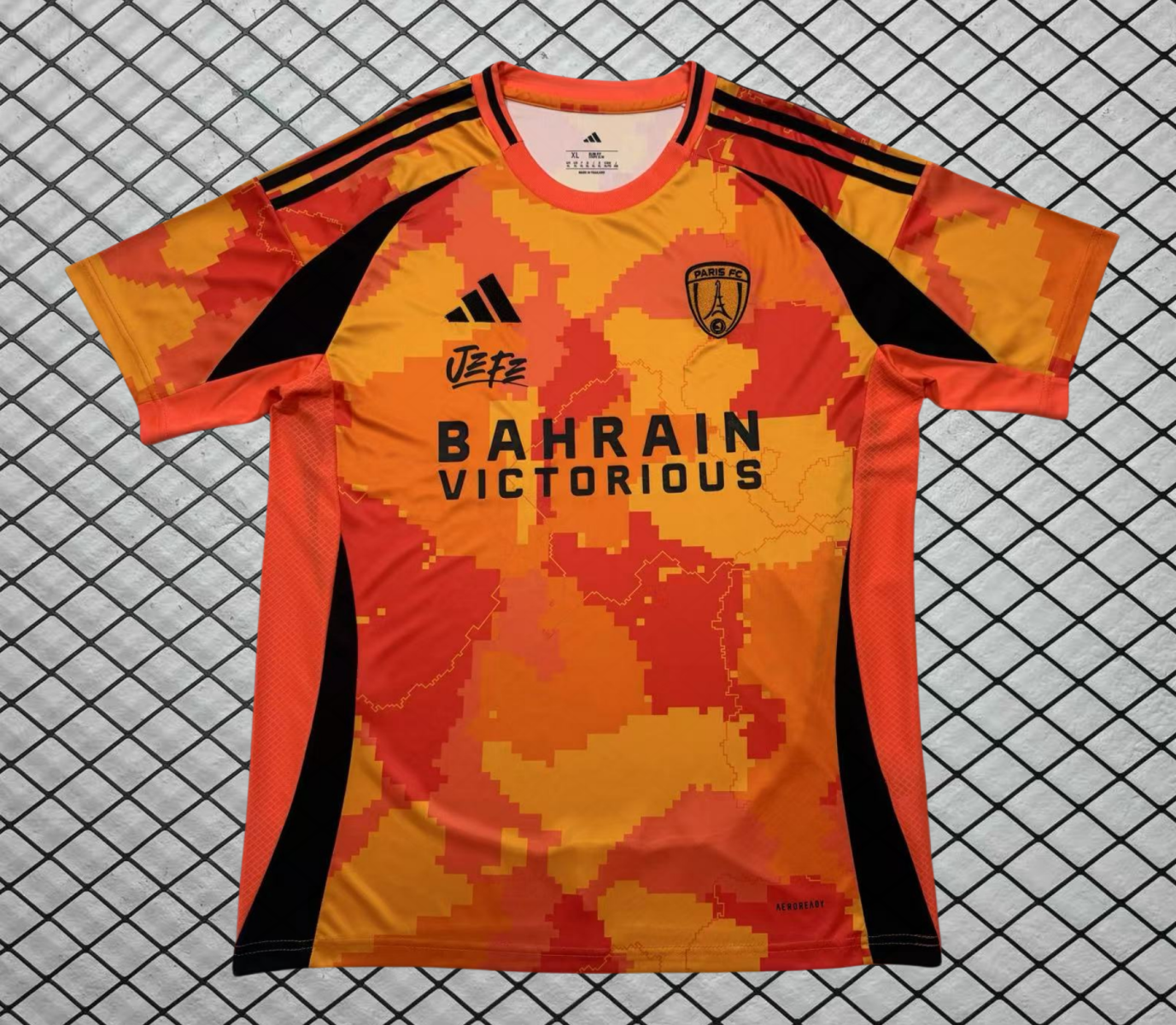 2025/2026 Psg Paris Third Away Orange fans Soccer Jersey 1:1 Thai Quality