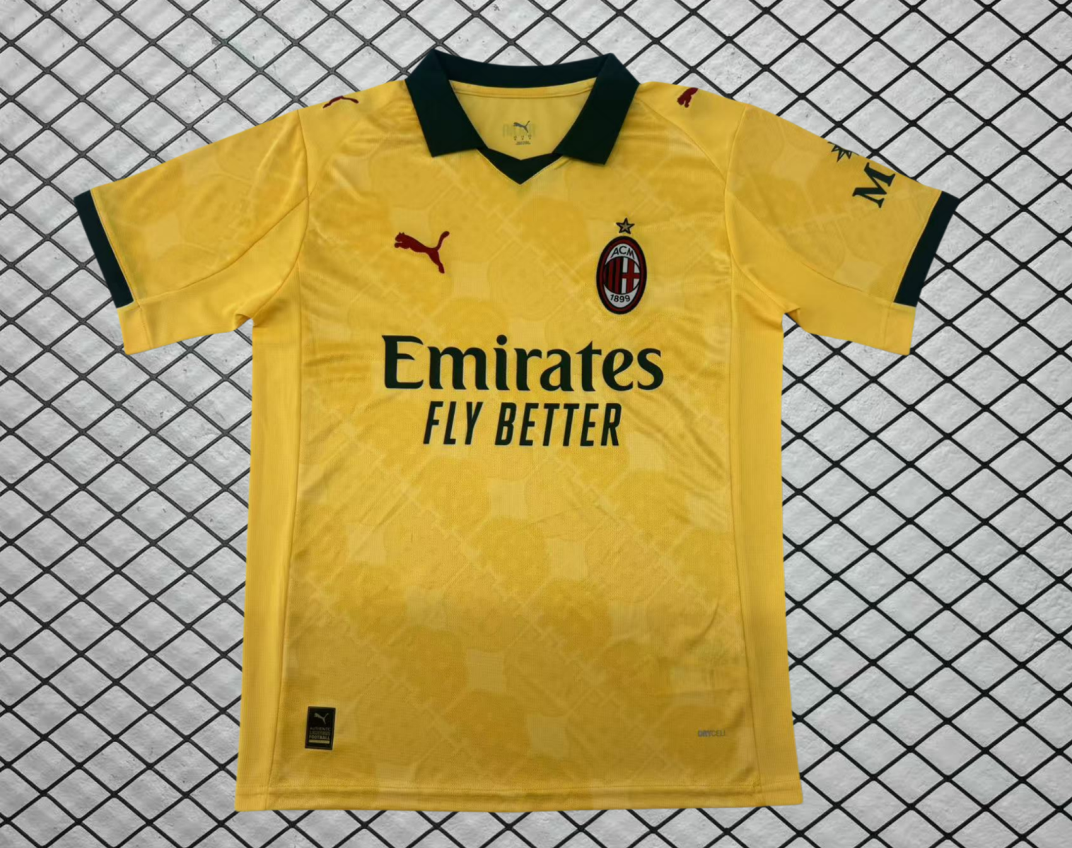 2025/2026 AC Milan third Away Orange Fans Soccer Jersey 1:1 Thai Quality