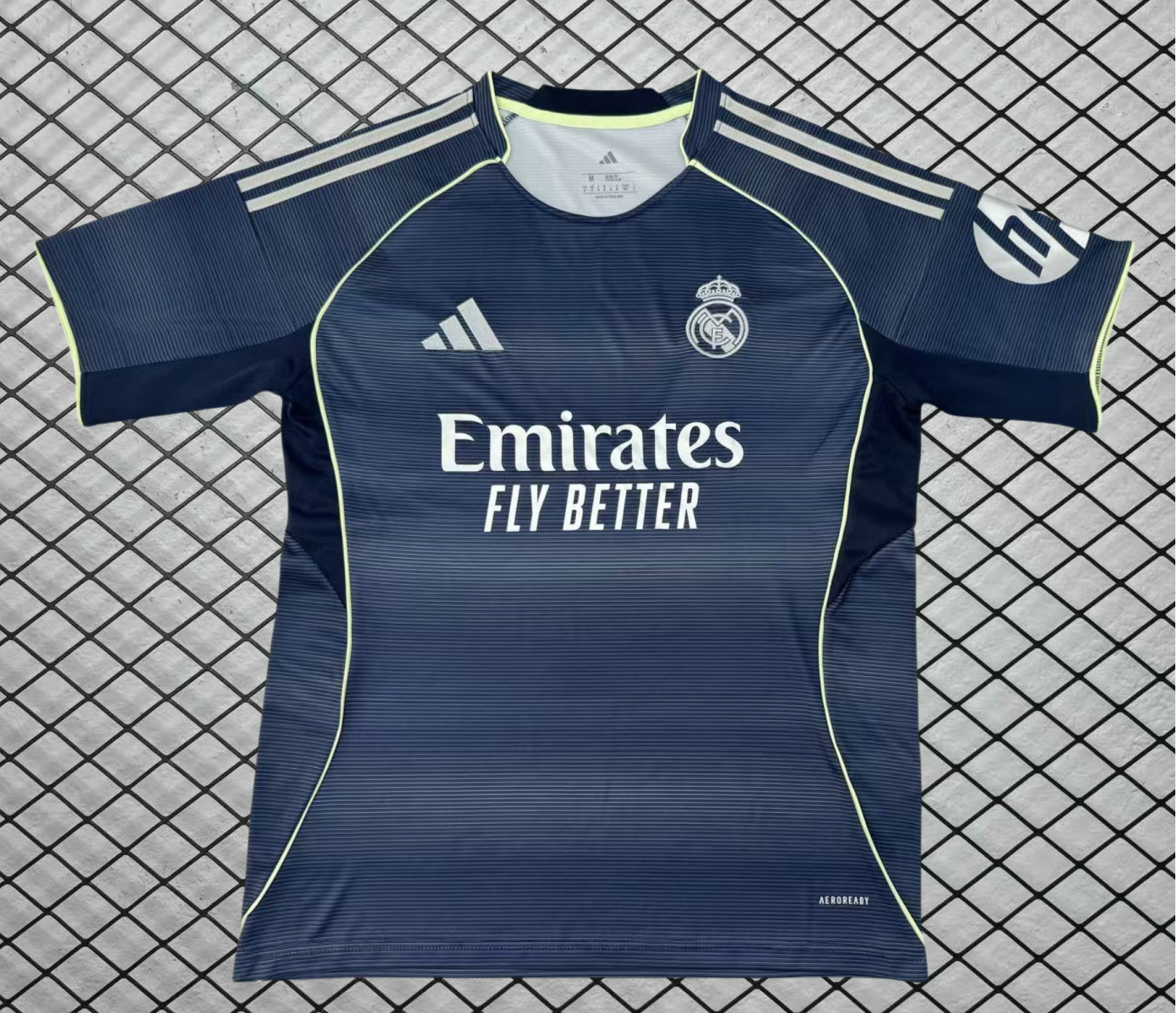 2025-26 Real Madrid third Away upper Blue fans Soccer jersey 1:1