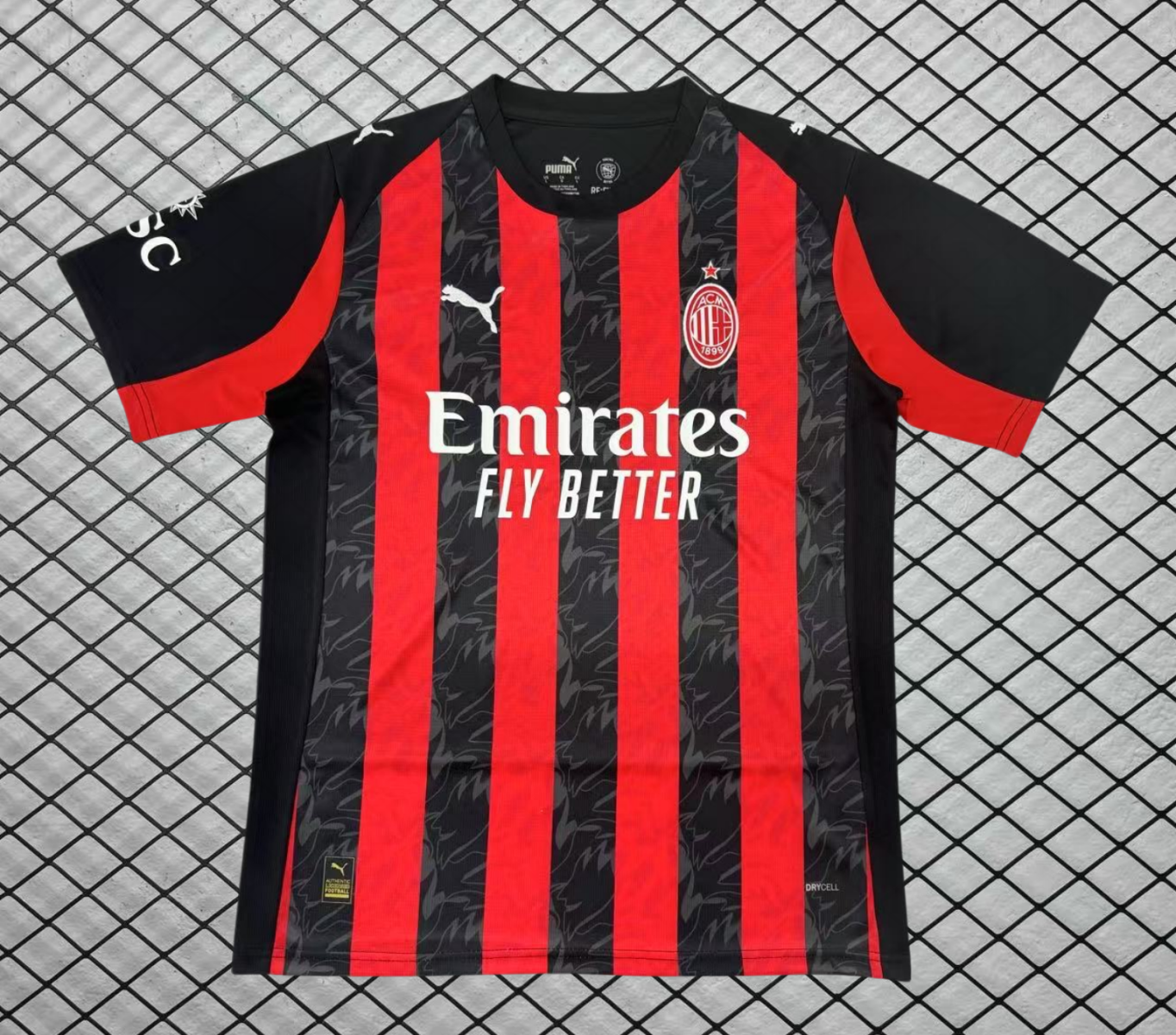 2025/2026 AC Milan Home Red and Black Fans Soccer Jersey 1:1 Thai Quality