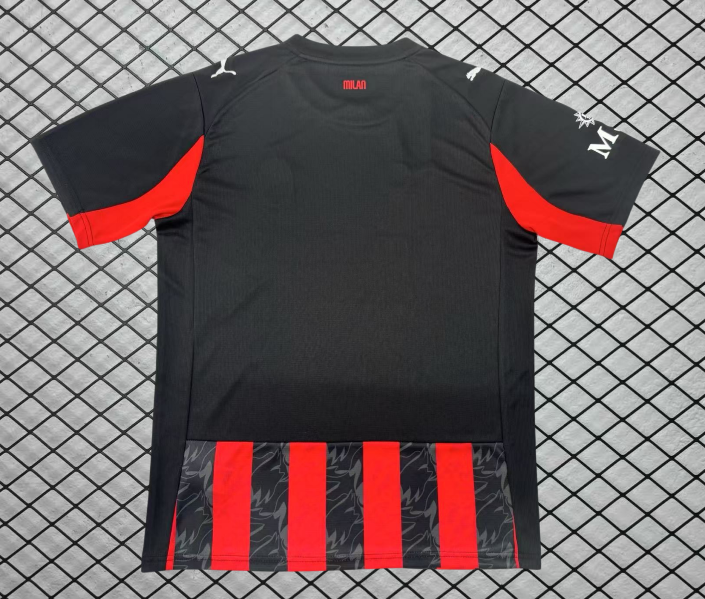 2025/2026 AC Milan Home Red and Black Fans Soccer Jersey 1:1 Thai Quality