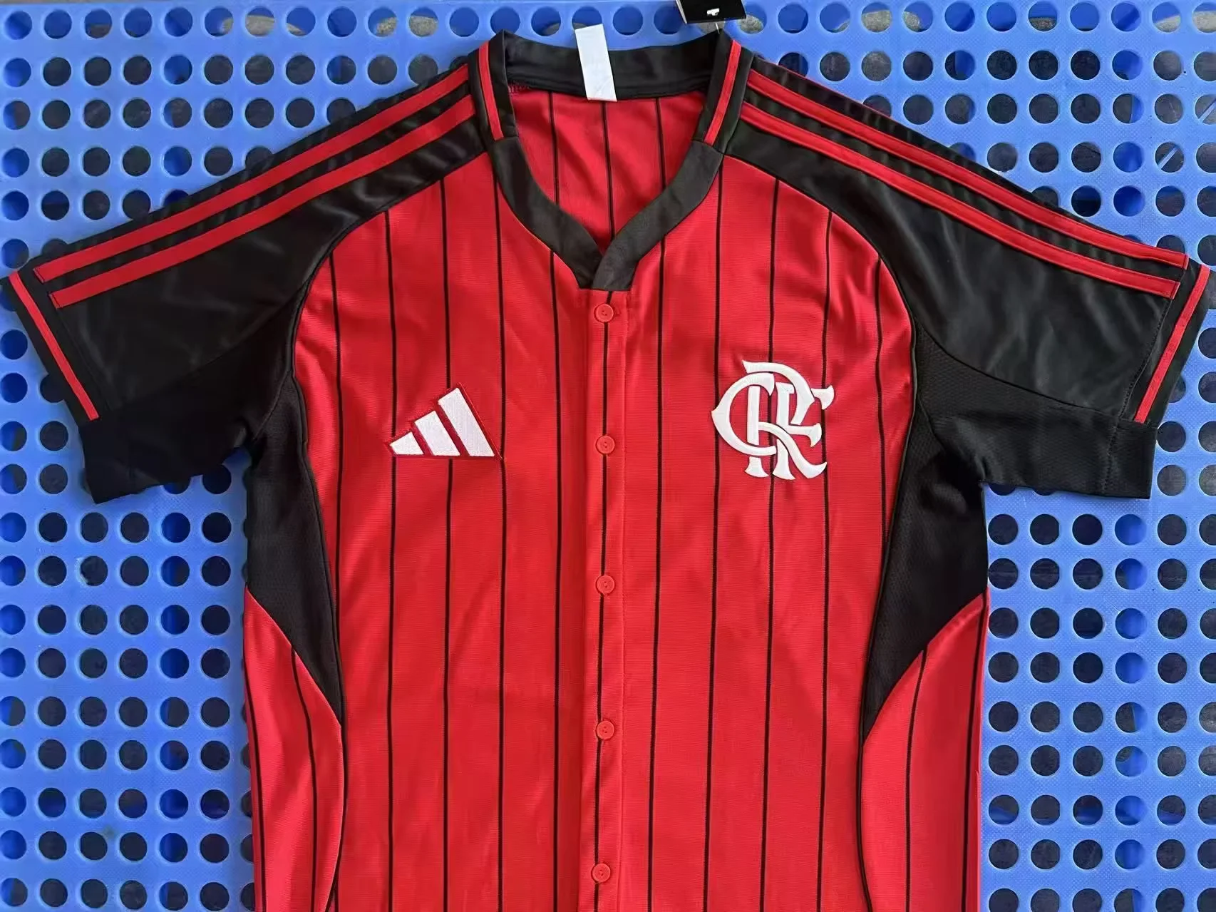 2025-26 Flamenco home Baseball Uniform Red jersey 1:1