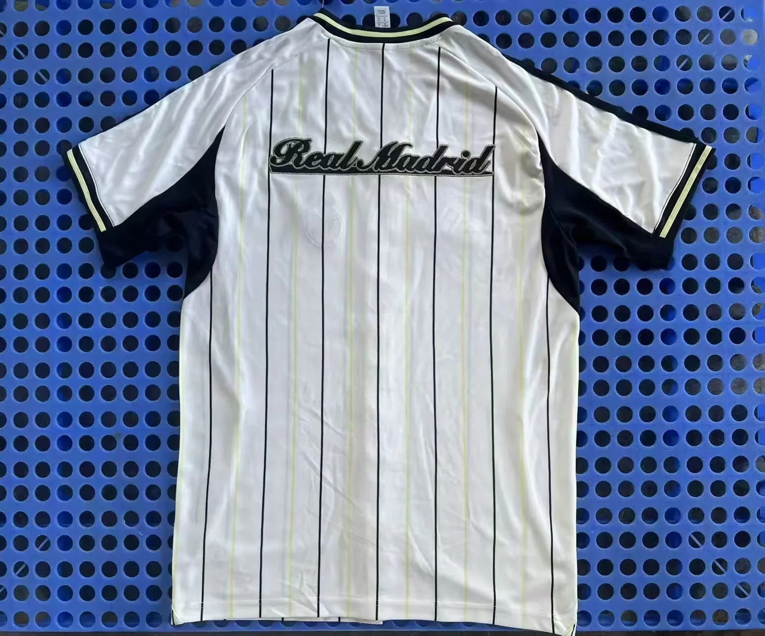 2025-26 Real Madrid home Baseball Uniform White jersey 1:1
