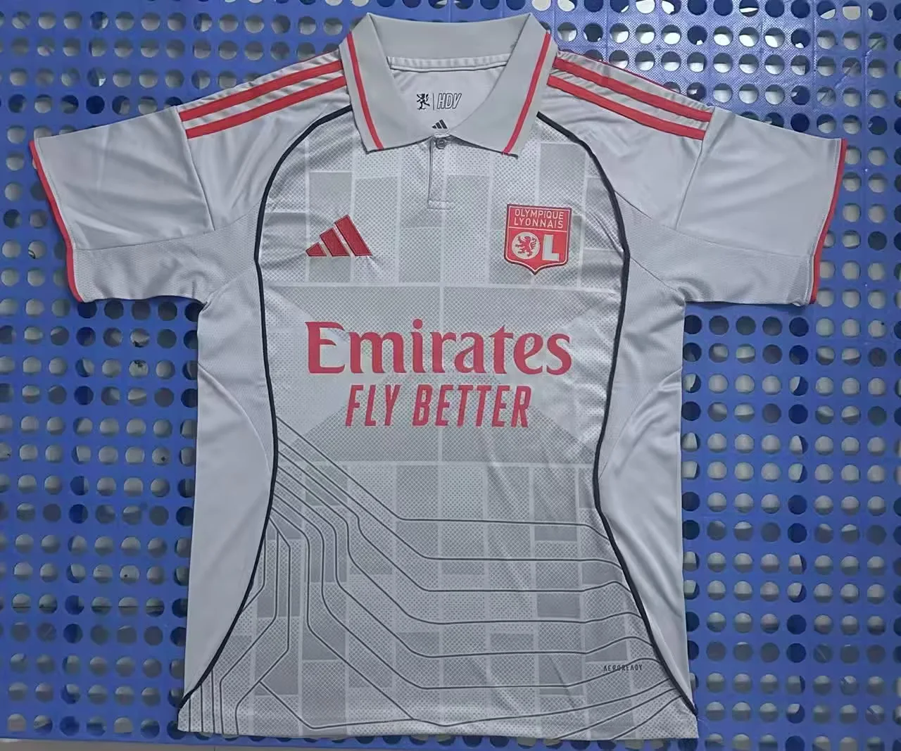 2025 Lyon third Away White Fans Football Shirt 1:1 Thai Quality