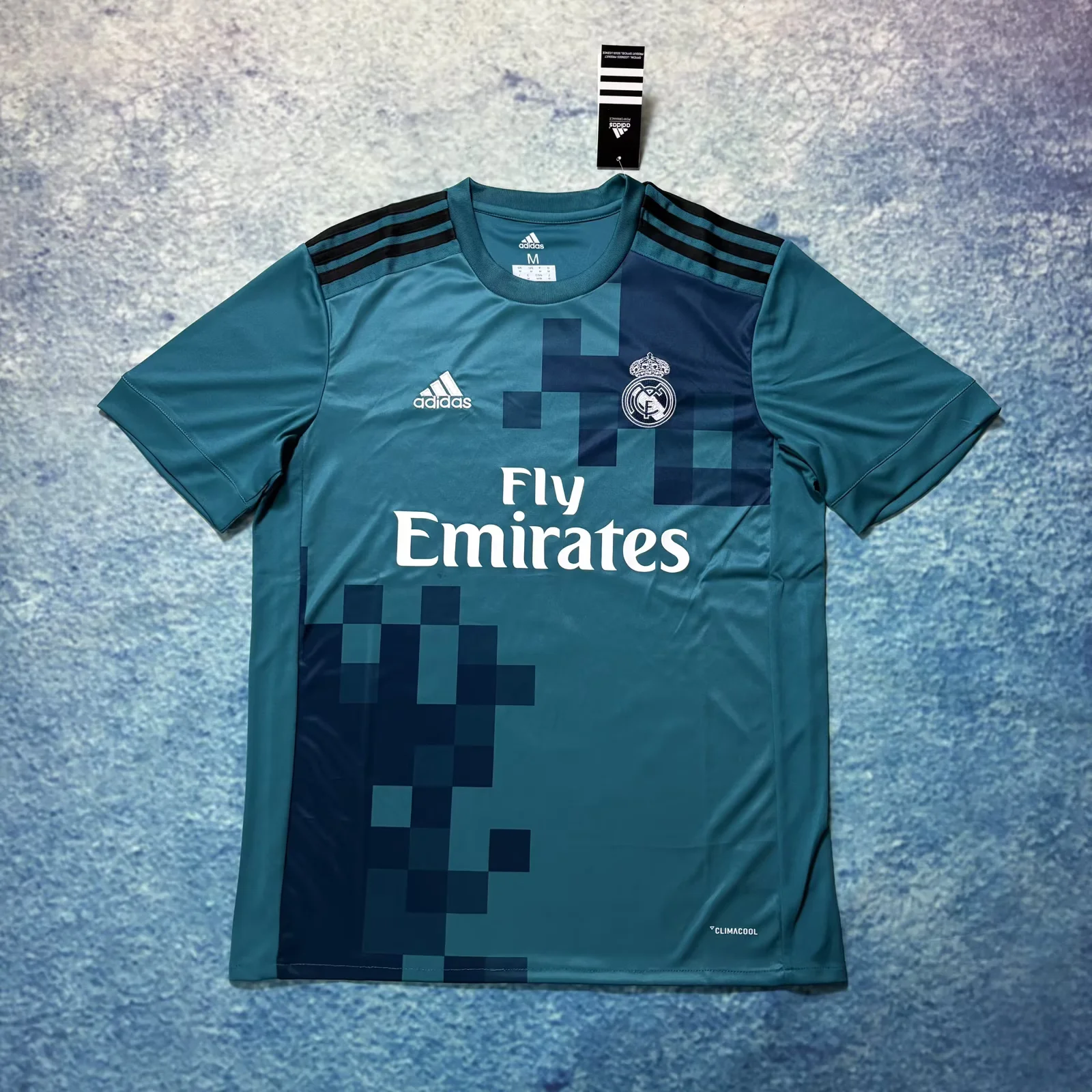 2017/2018 Retro Real Madrid  third Away Green Football Shirt1:1 Thai Quality