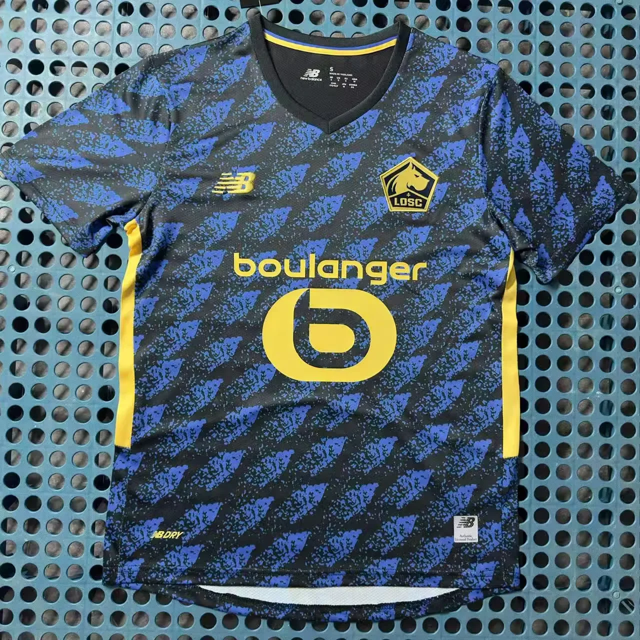 2025_Lille third Away Blue Soccer Jersey