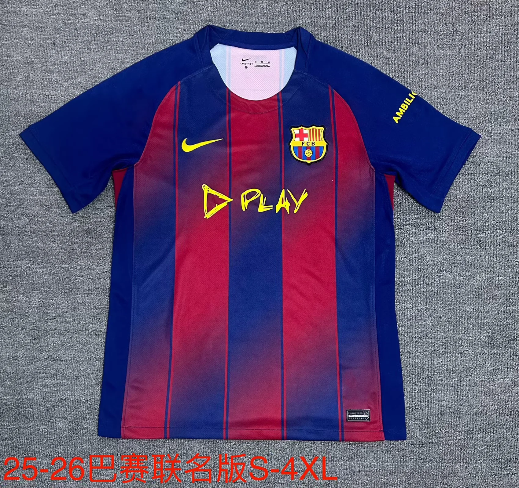 2025/2026 Barcelona Collab Edition Pink Heart-shaped Football Shirt 1:1 Thai Quality