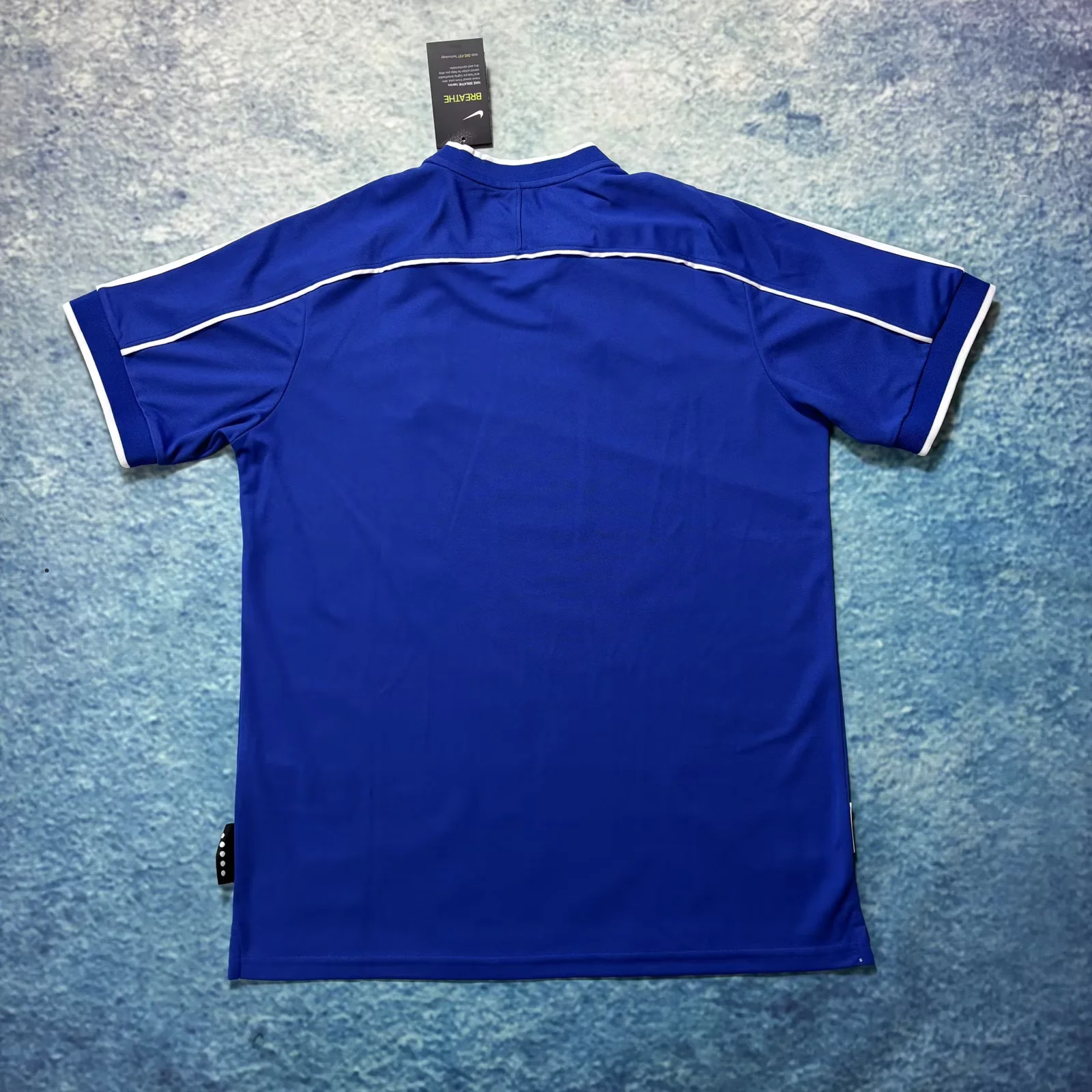 1998 Retro Brazil Away Blue Soccer Jersey Home