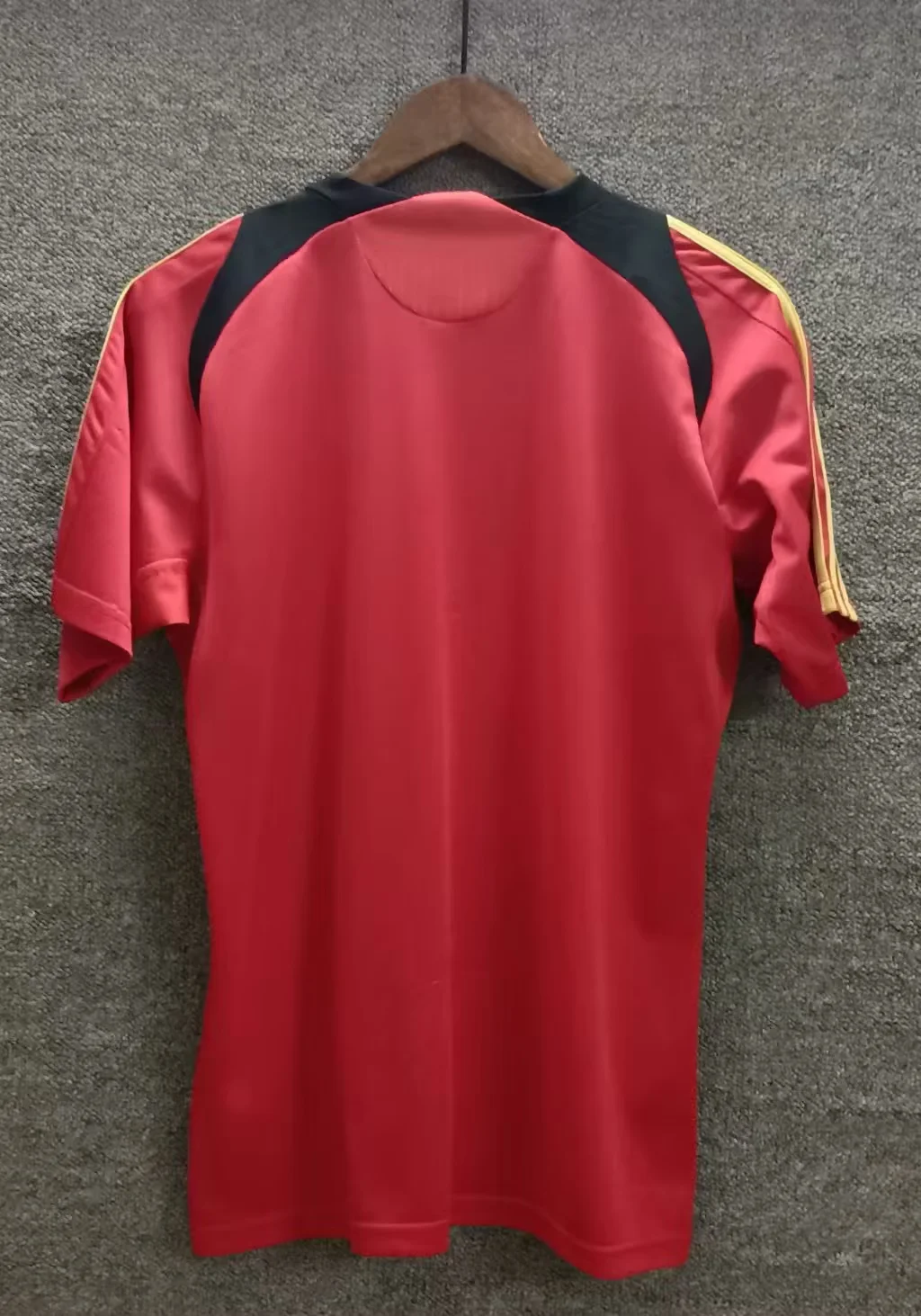 2008 Retro Germany Home Red and Black Soccer Jersey