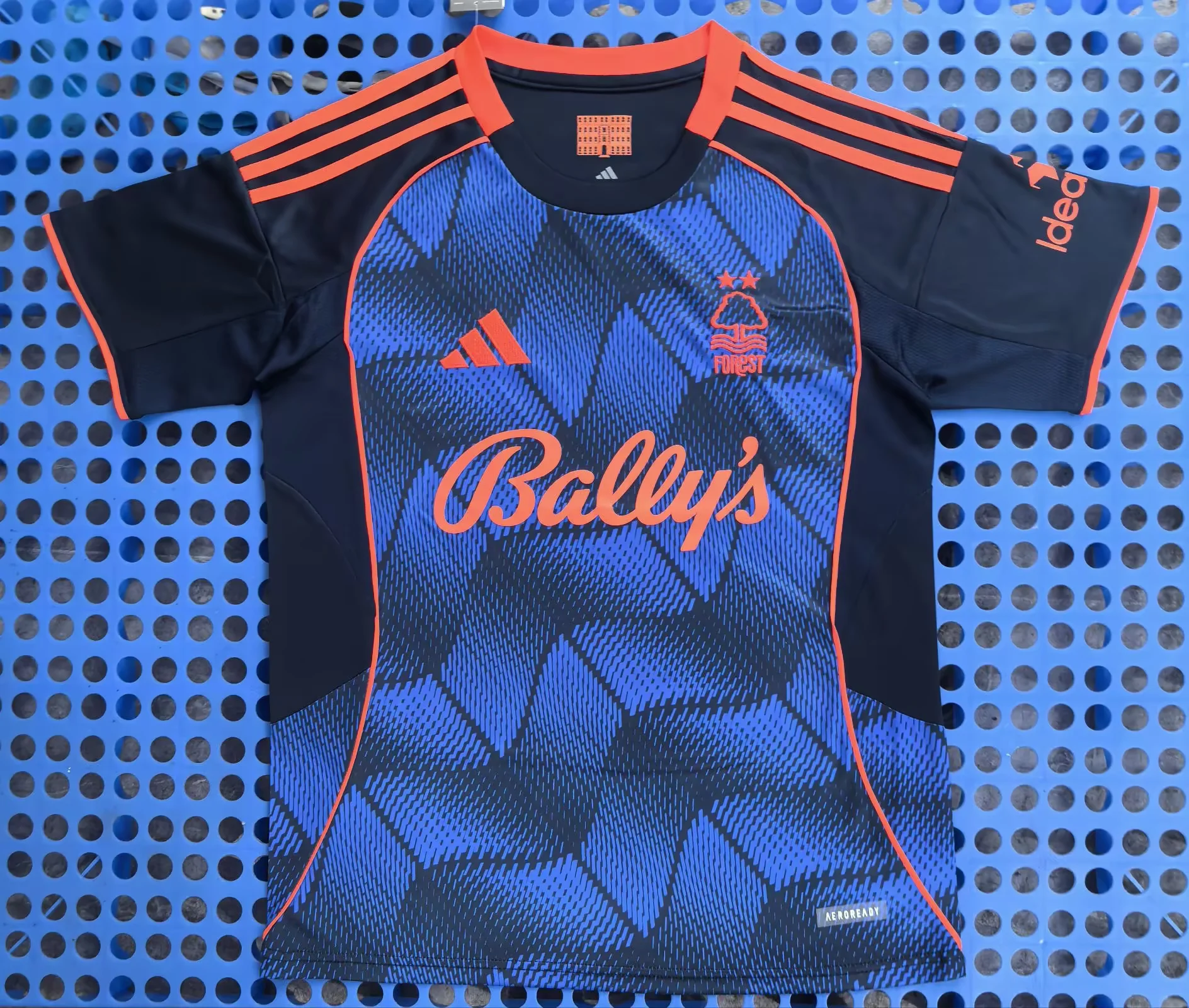2025 Nottingham Forest Third Away Blue Football Shirt 1:1 Thai Quality
