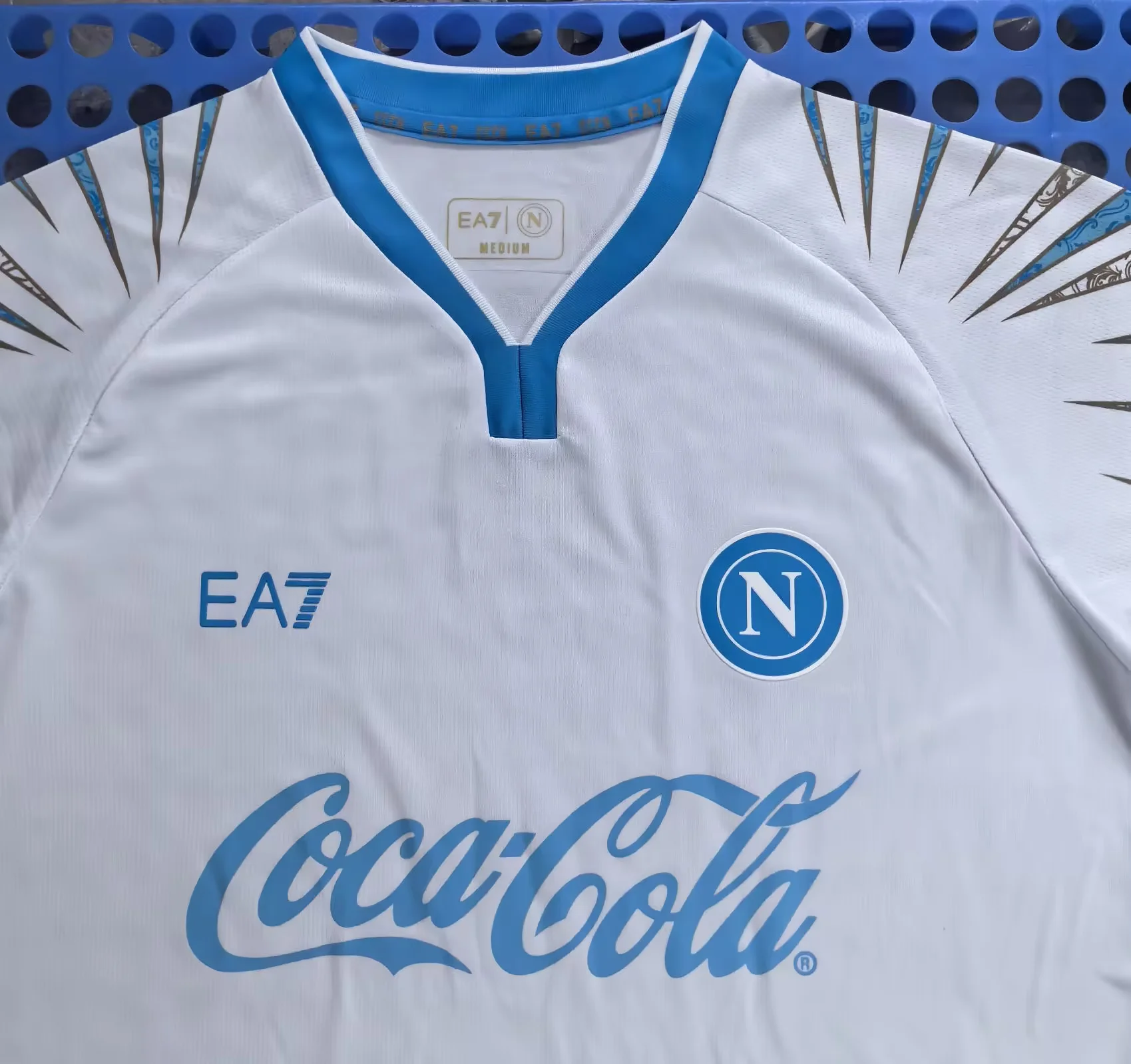 2025 Napoli Training Wear White Soccer Jersey 1:1 Thai Quality