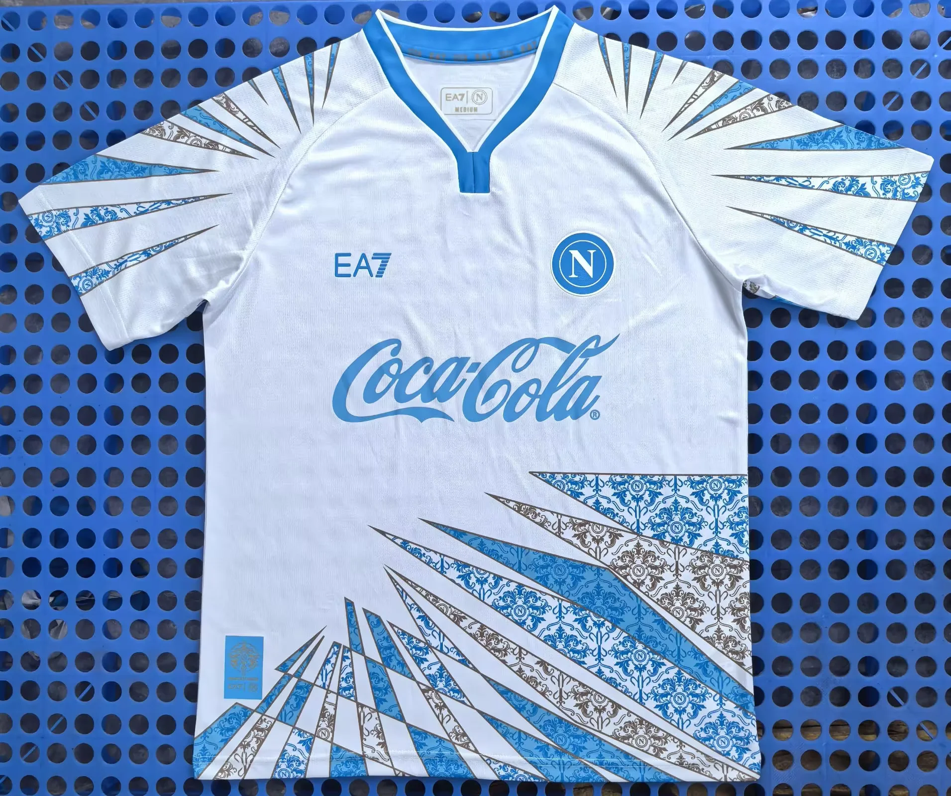 2025 Napoli Training Wear White Soccer Jersey 1:1 Thai Quality