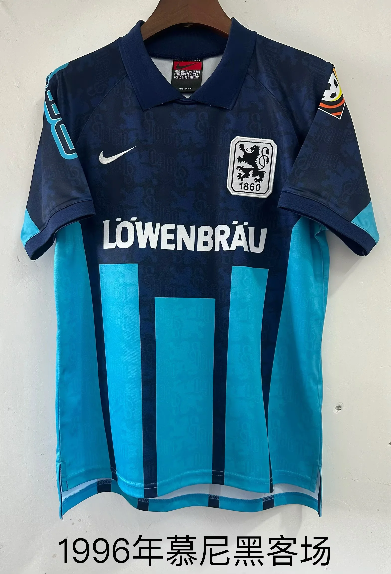 1996 Retro Bayern Munchen Away Black Soccer Jersey 1:1 Thai Quality