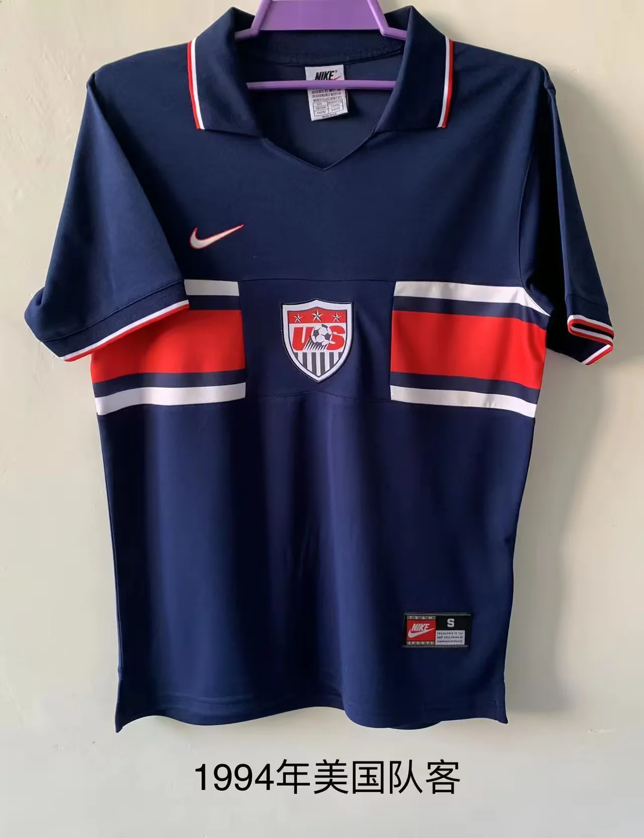 1994 Retro America Away Black Football Shirt 1:1 Thai Quality