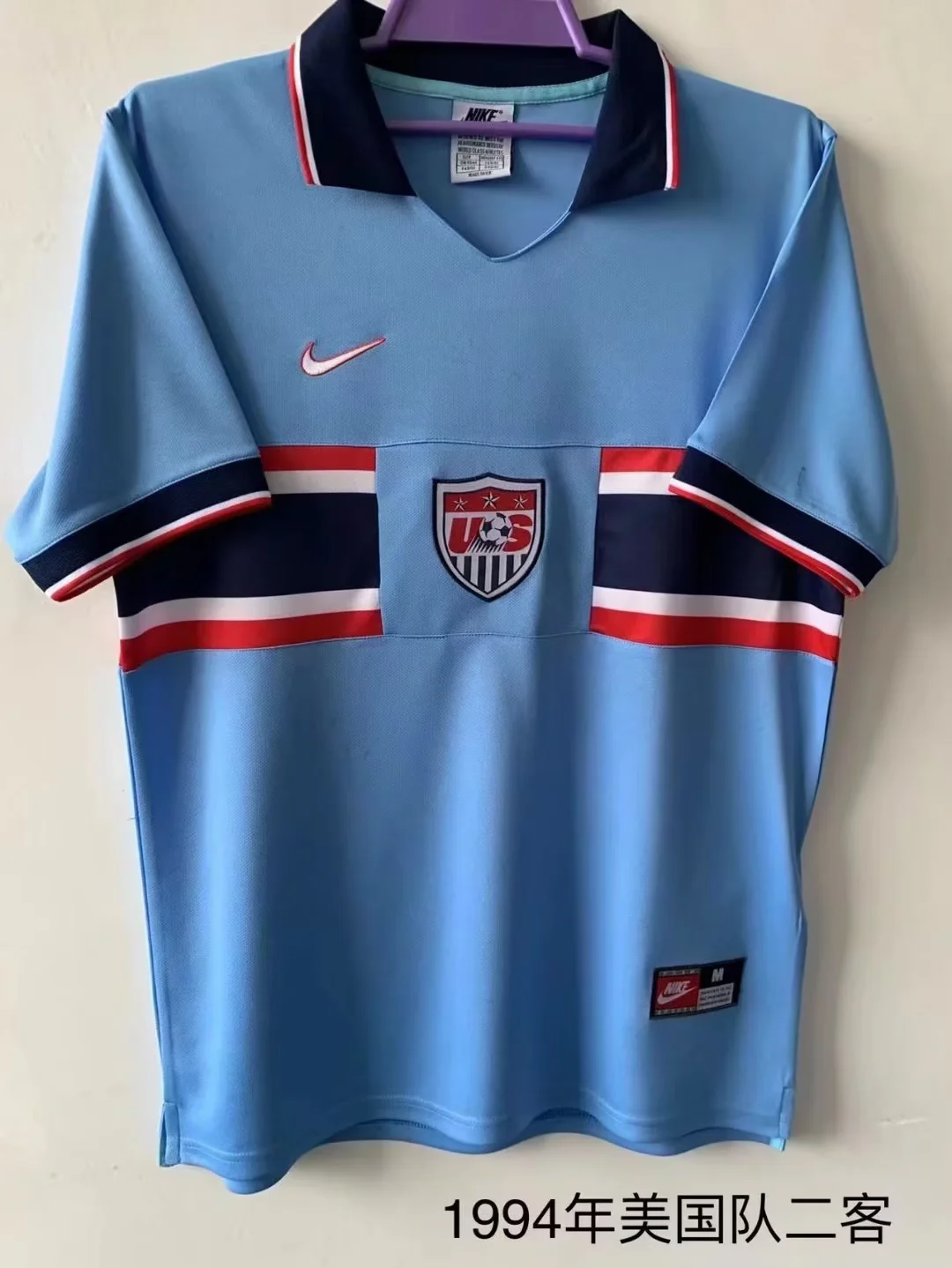 1994 Retro America third Away Blue Football Shirt 1:1 Thai Quality
