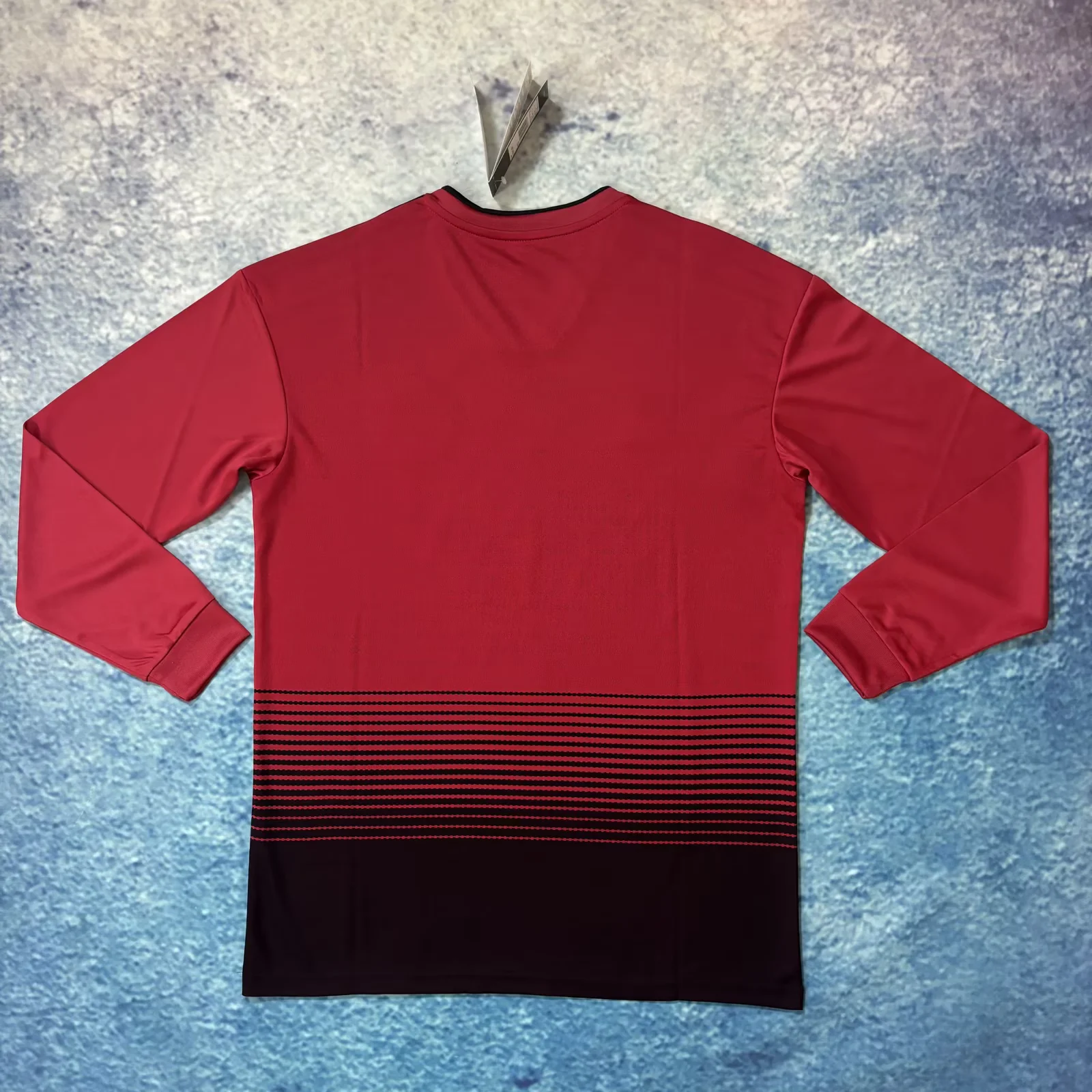 2018-19 Retro Long Sleeve Manchester United Home Red Football Shirt 1:1 Thai Quality