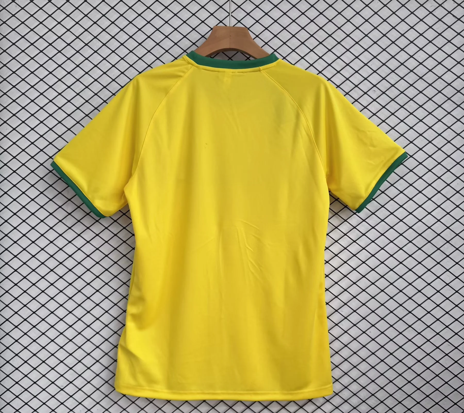 2000 Retro Brazil Home Yellow Soccer Jersey